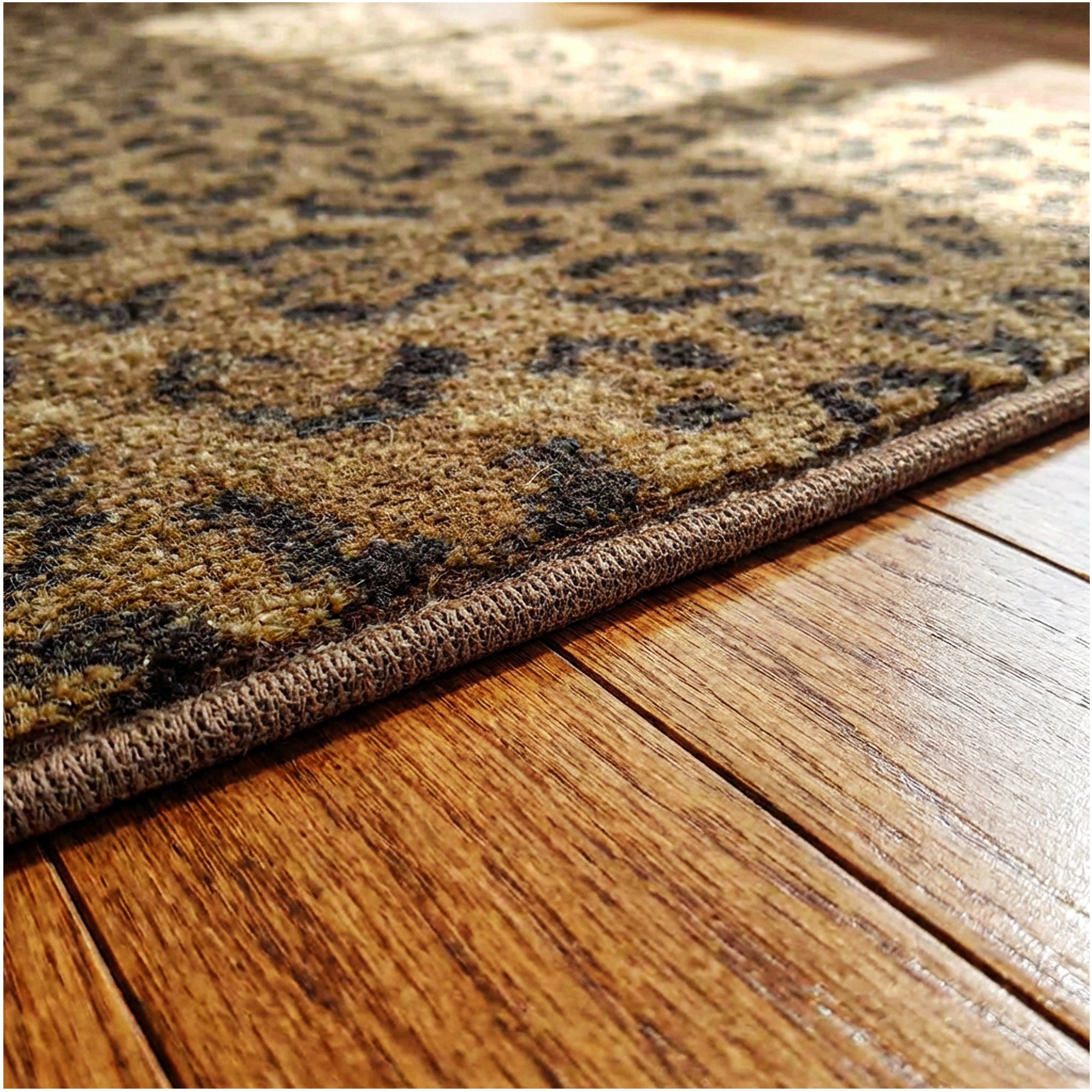 Milliken Exotic Touch Leopard Indoor Area Rug – 40 oz Cut Pile, Custom Sizes & Colors