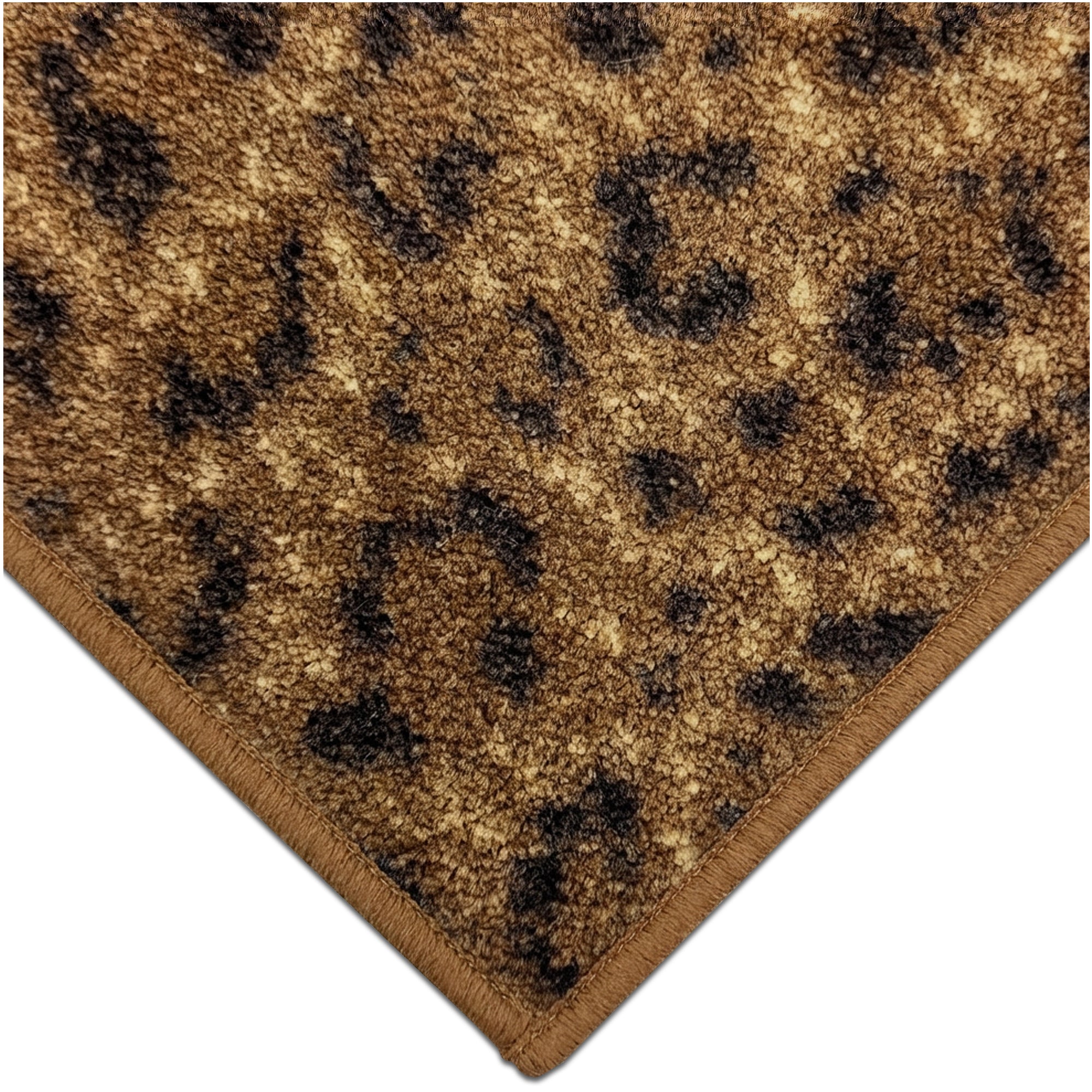 Milliken Exotic Touch Leopard Indoor Area Rug – 40 oz Cut Pile, Custom Sizes & Colors