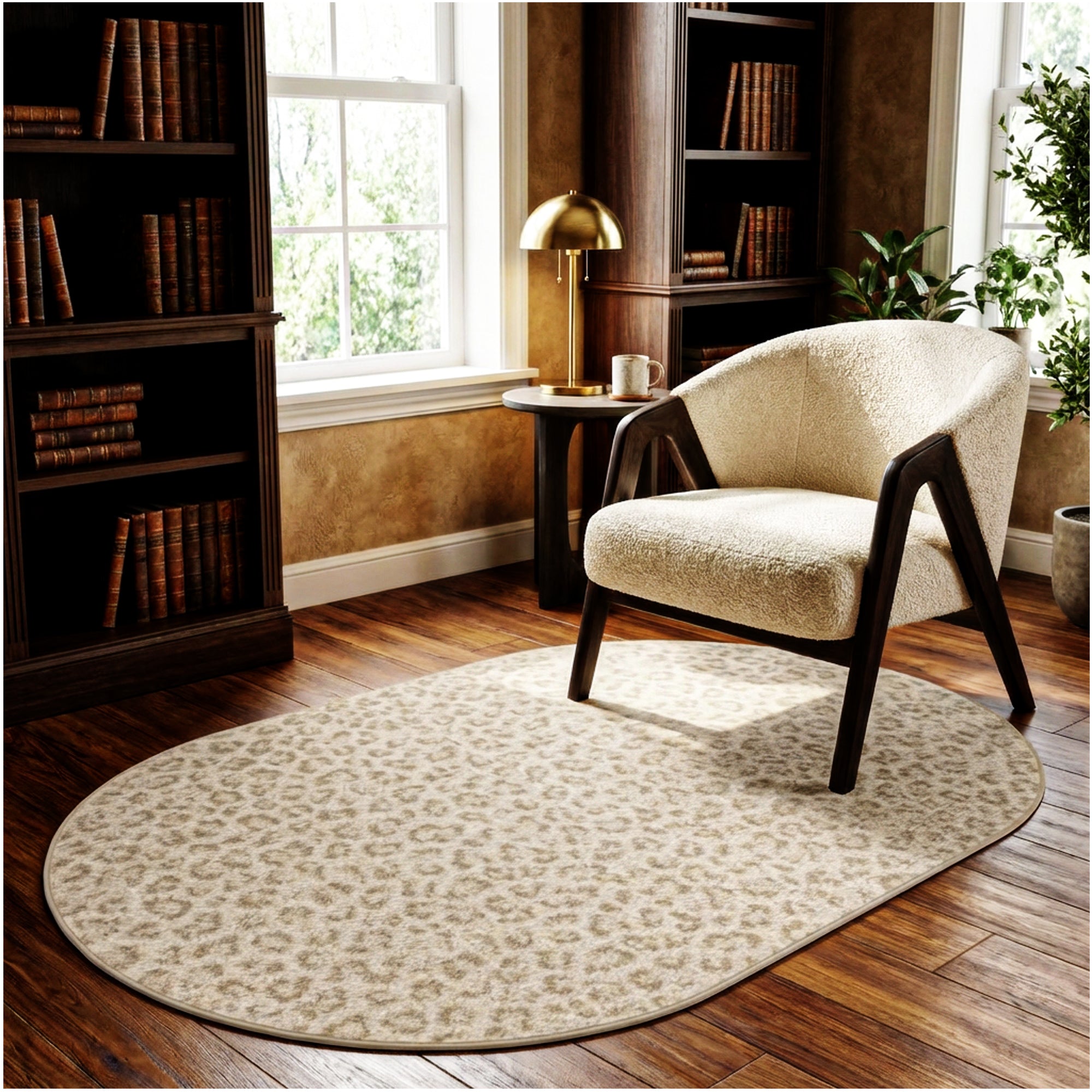 Milliken Exotic Touch Leopard Indoor Area Rug – 40 oz Cut Pile, Custom Sizes & Colors