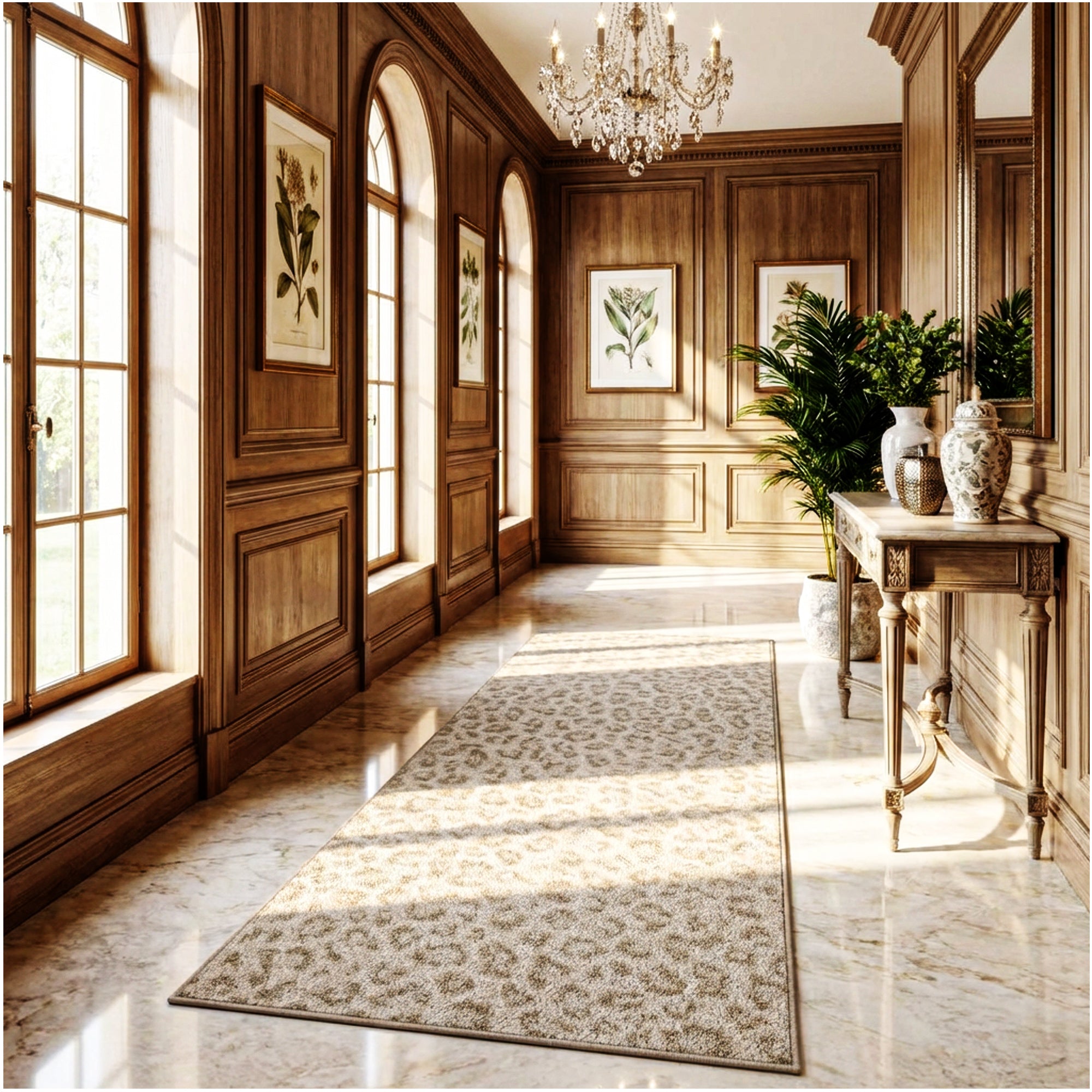 Milliken Exotic Touch Leopard Indoor Area Rug – 40 oz Cut Pile, Custom Sizes & Colors