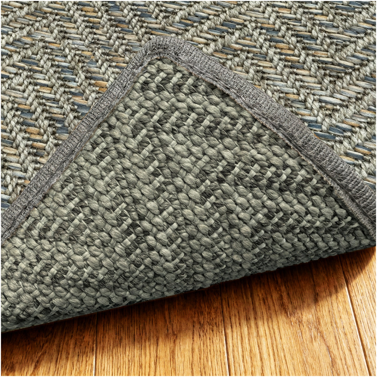 Tortola Chevron Indoor-Outdoor Area Rug | Custom Sizes Available