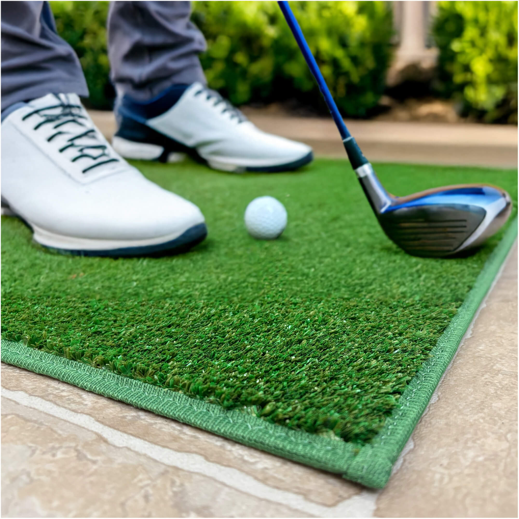 Cabana Tweed Artificial Grass Turf Rug – 3/8” Thick Ultra Turf Carpet, Custom Size, 7 Colors