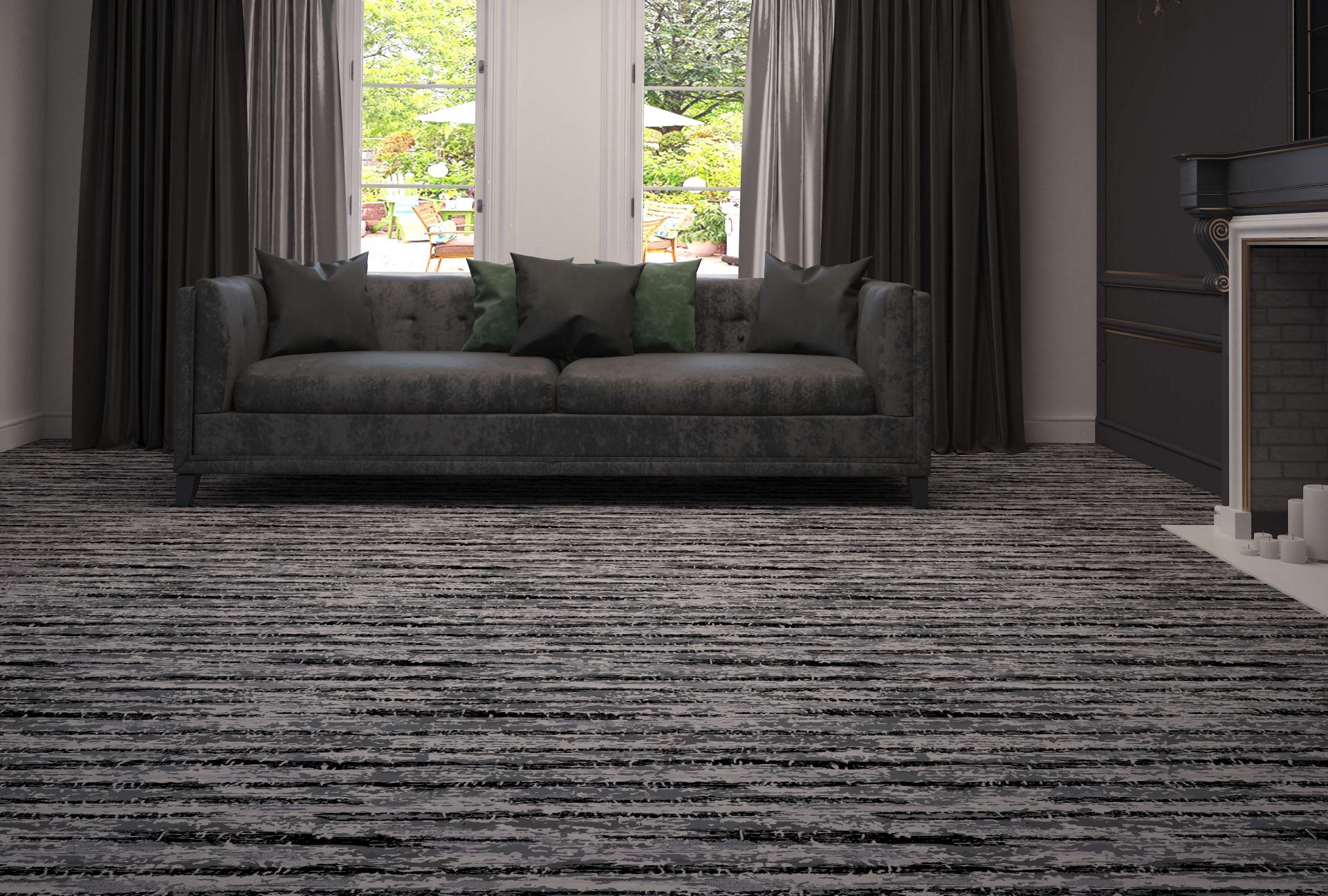 Kane Bangalore Himalaya Collection Abstract Indoor Area Rug - Sample