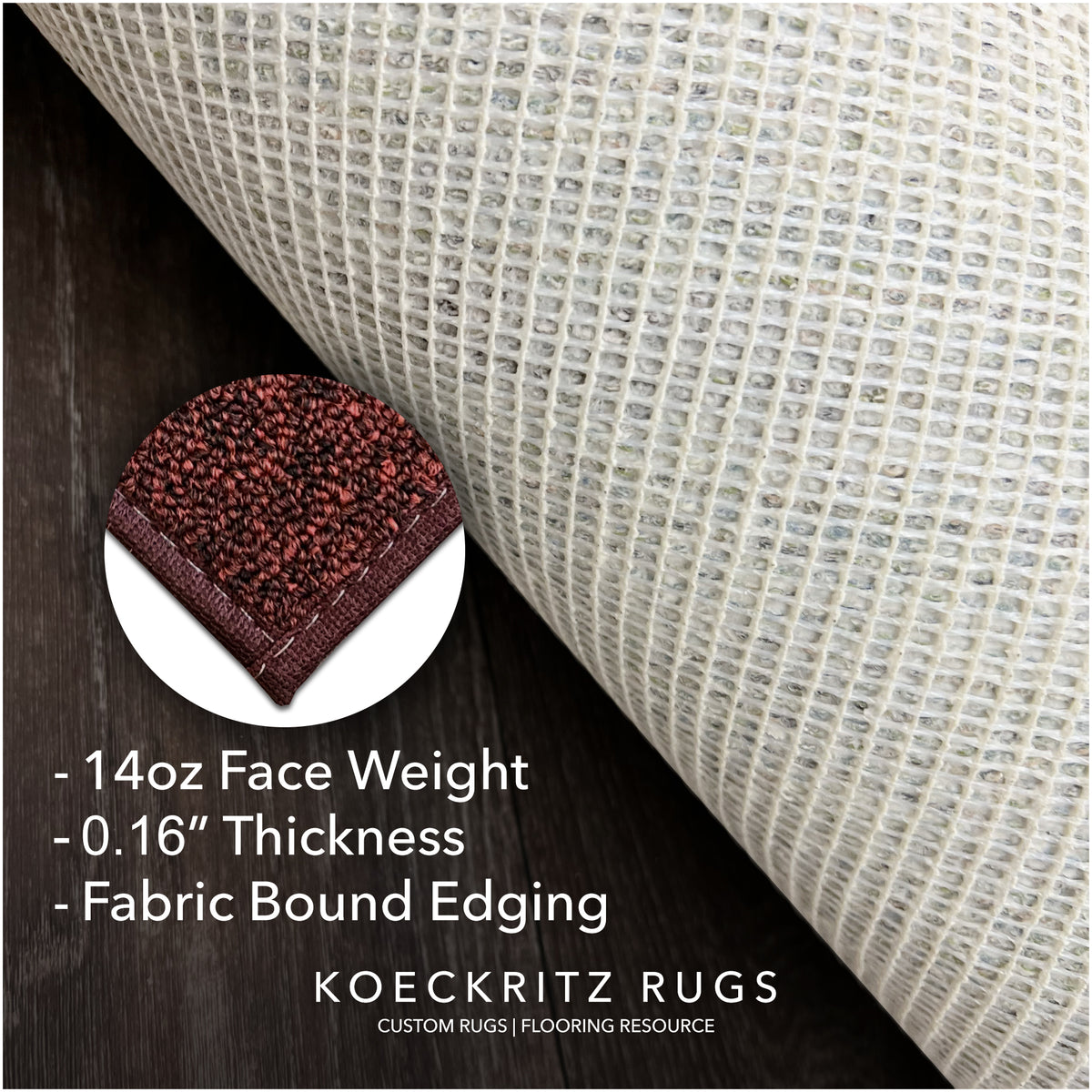 Outside Agenda Indoor Outdoor Rug | Durable Level Loop Rug in Custom Sizes