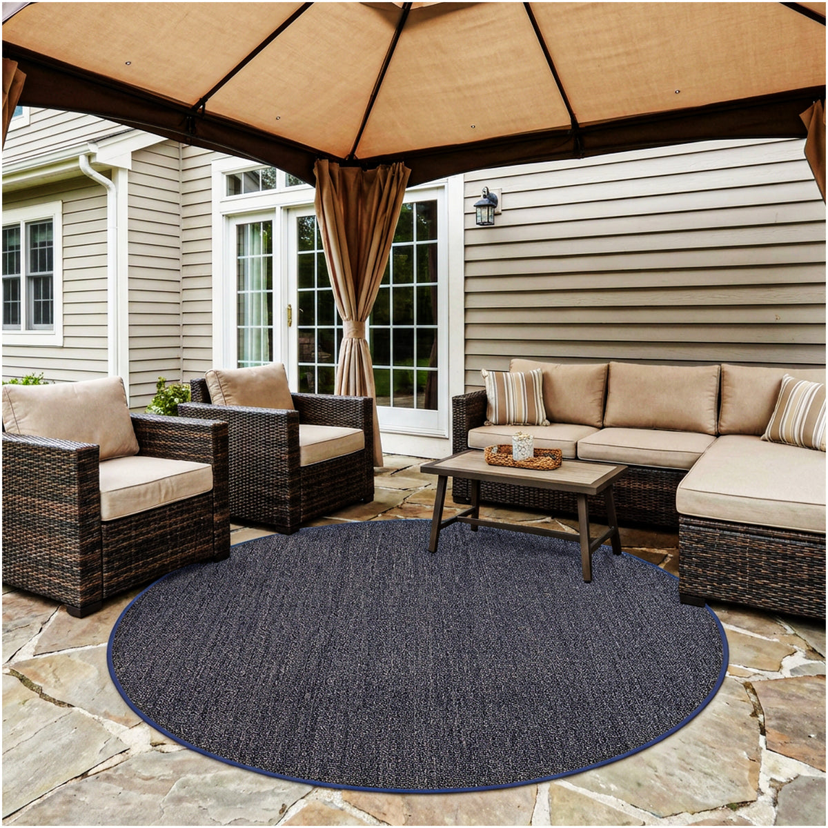 Outside Agenda Indoor Outdoor Rug | Durable Level Loop Rug in Custom Sizes