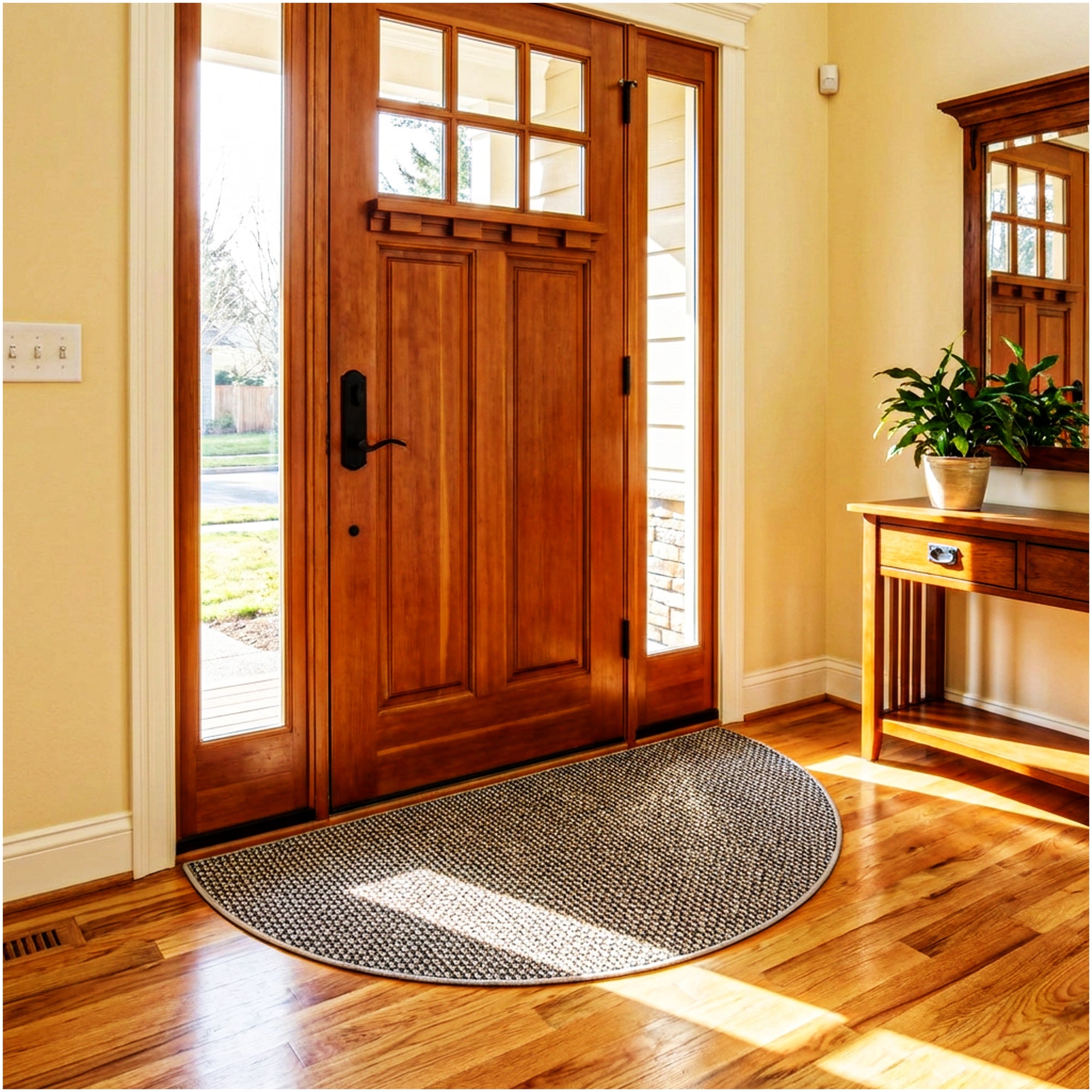 Berber Indoor-Outdoor Area Rug & Runner – Neutral Tones, Custom Sizes