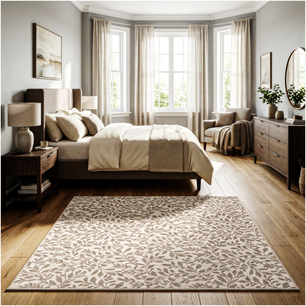 Milliken Hidden Trail Nature Pattern Indoor Area Rug – Custom Sizes