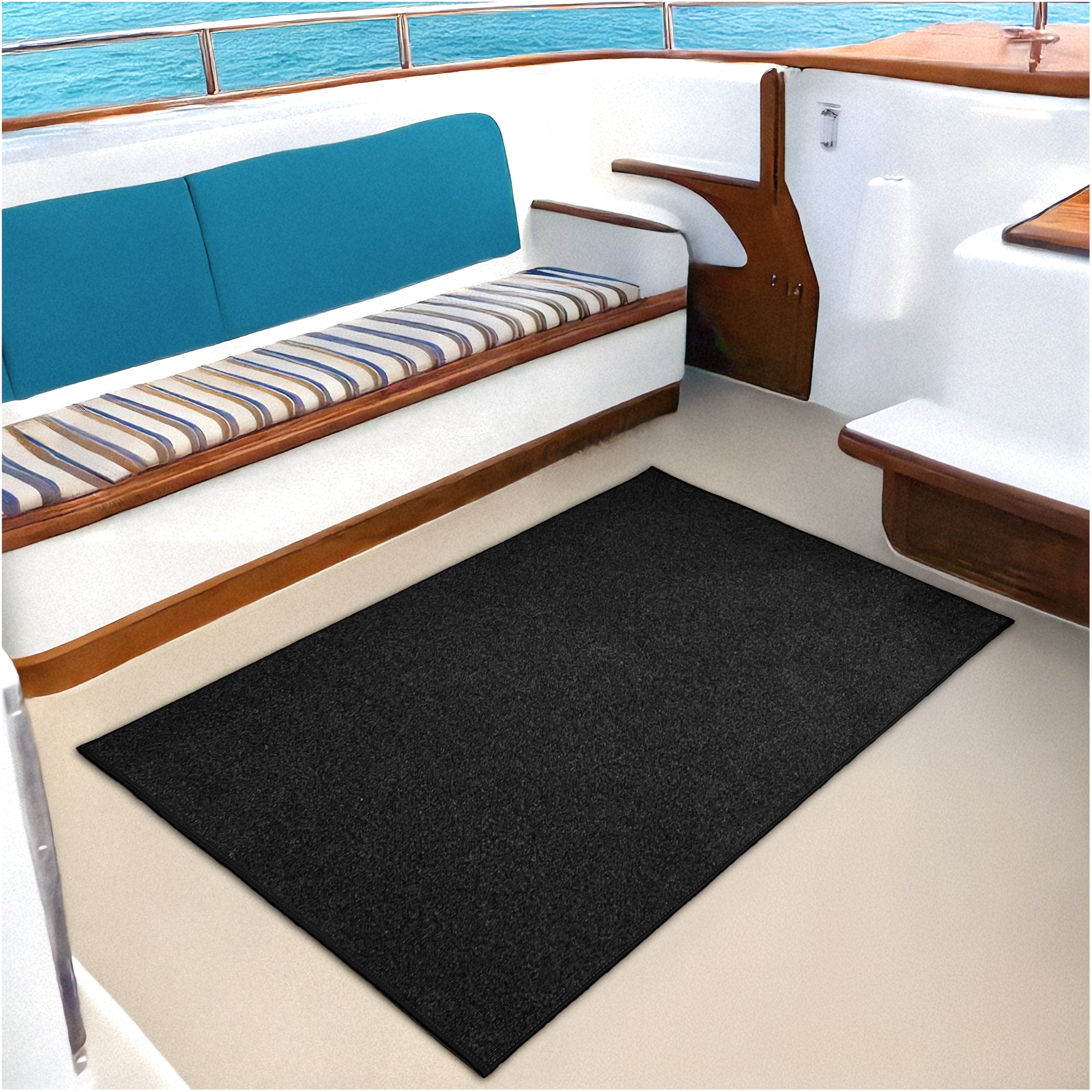 Roanoke Rib Indoor-Outdoor Area Rug in Custom Sizes - Sample