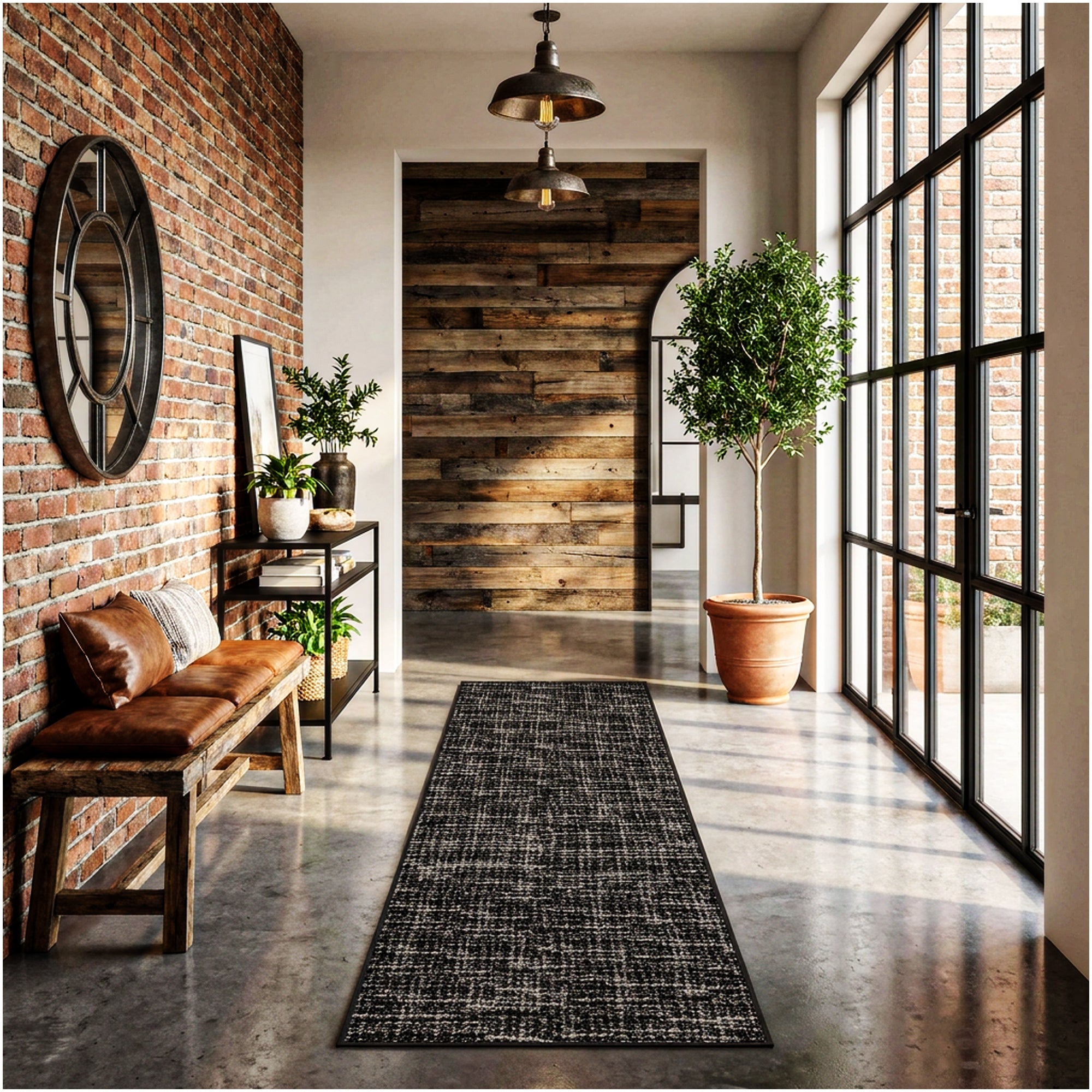 Milliken Stitches Indoor Area Rug – Standard Sizes & Color Options