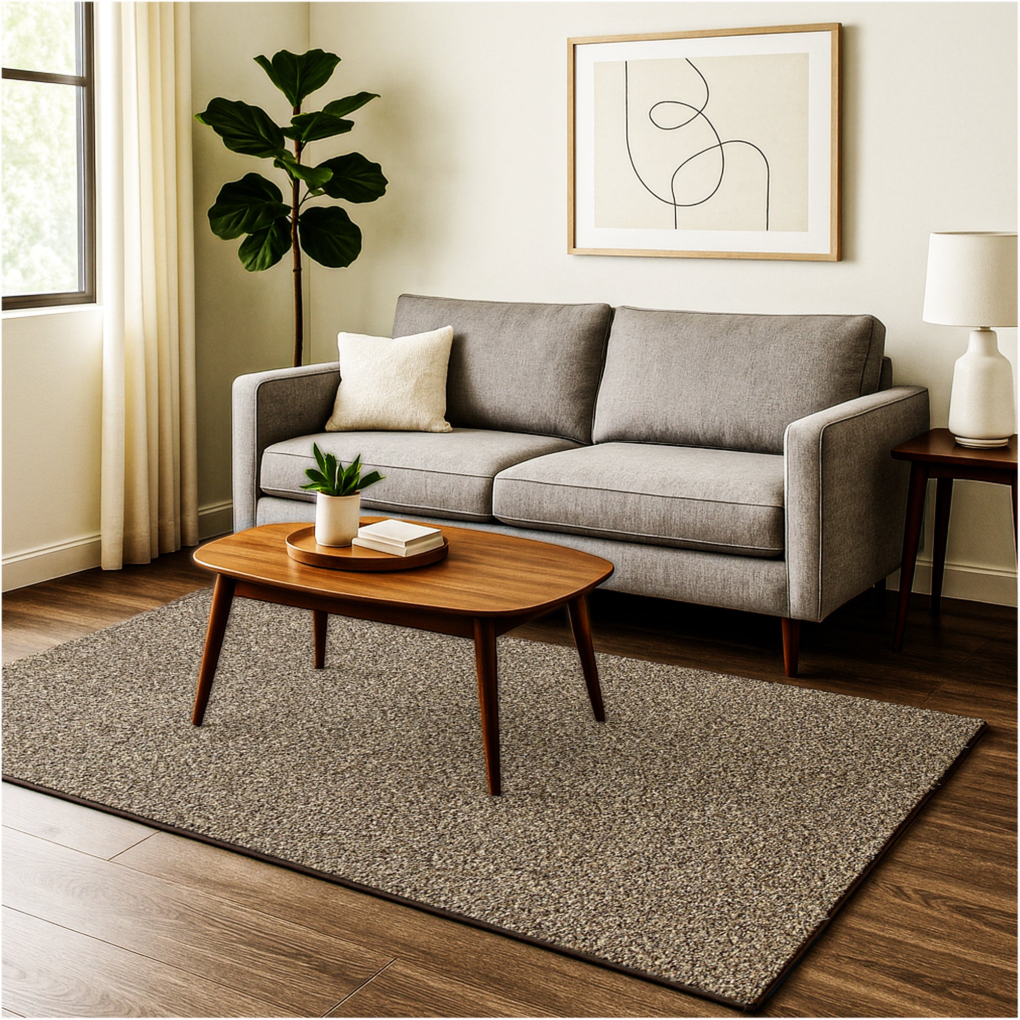 Toast of the Town Plush Frieze Area Rug