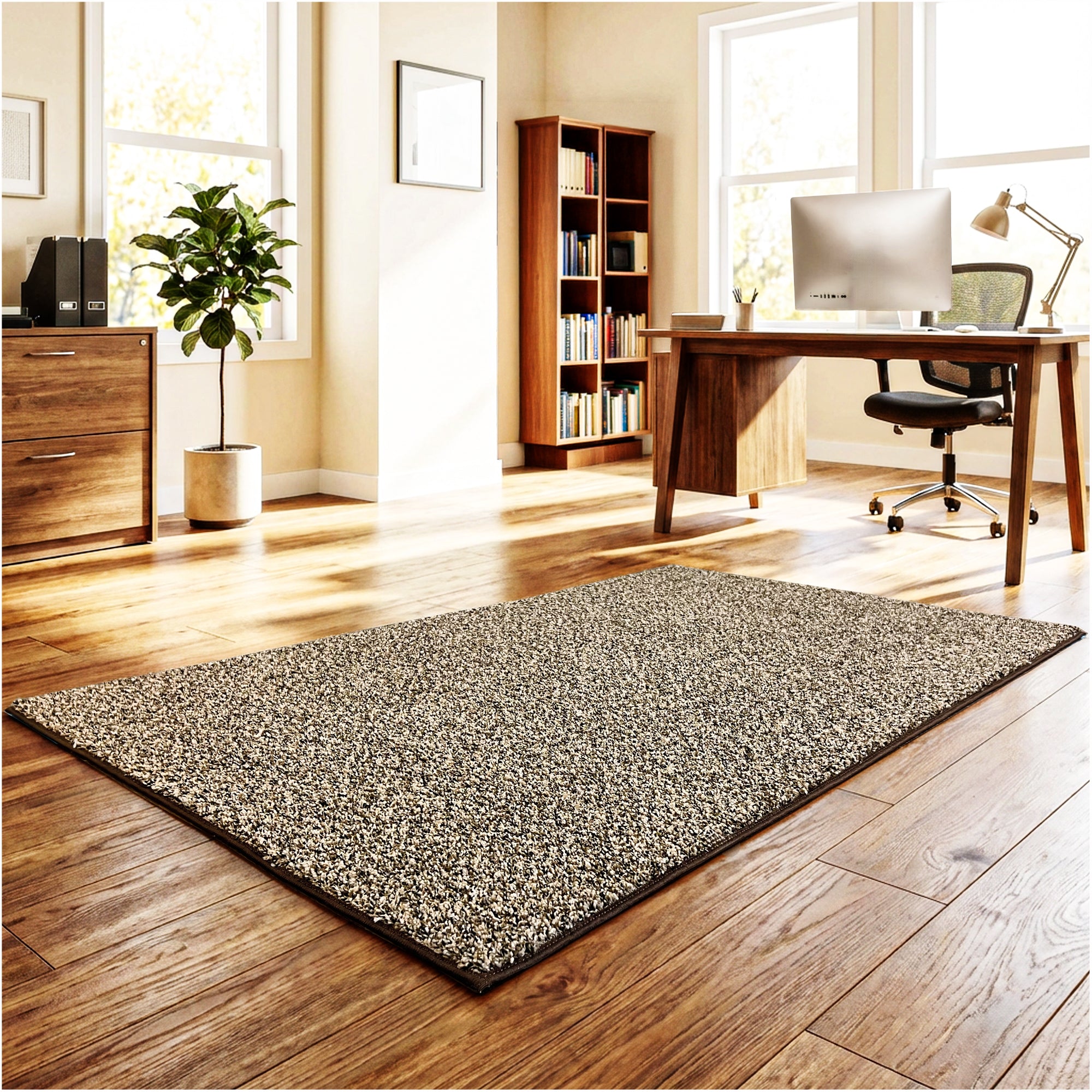 Toast of the Town Plush Frieze Area Rug