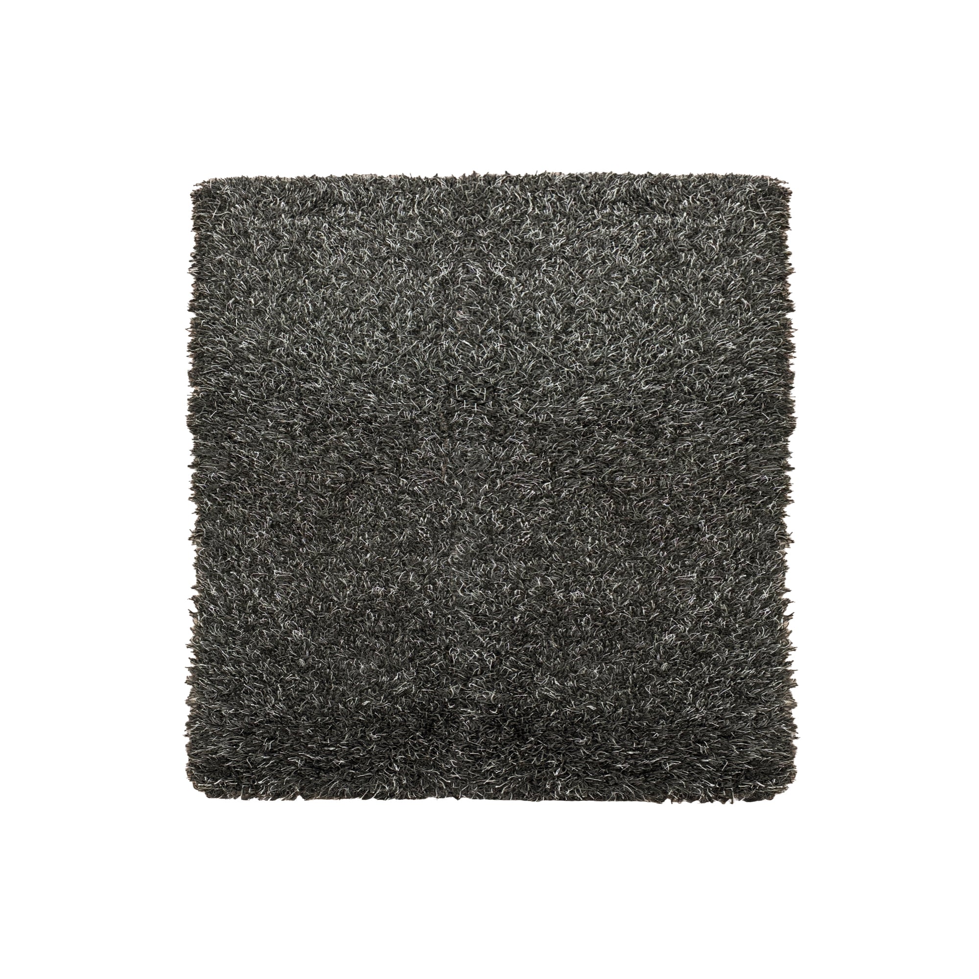 Black Marble Shag Area Rug | Ultra Soft Plush Rectangle Rug