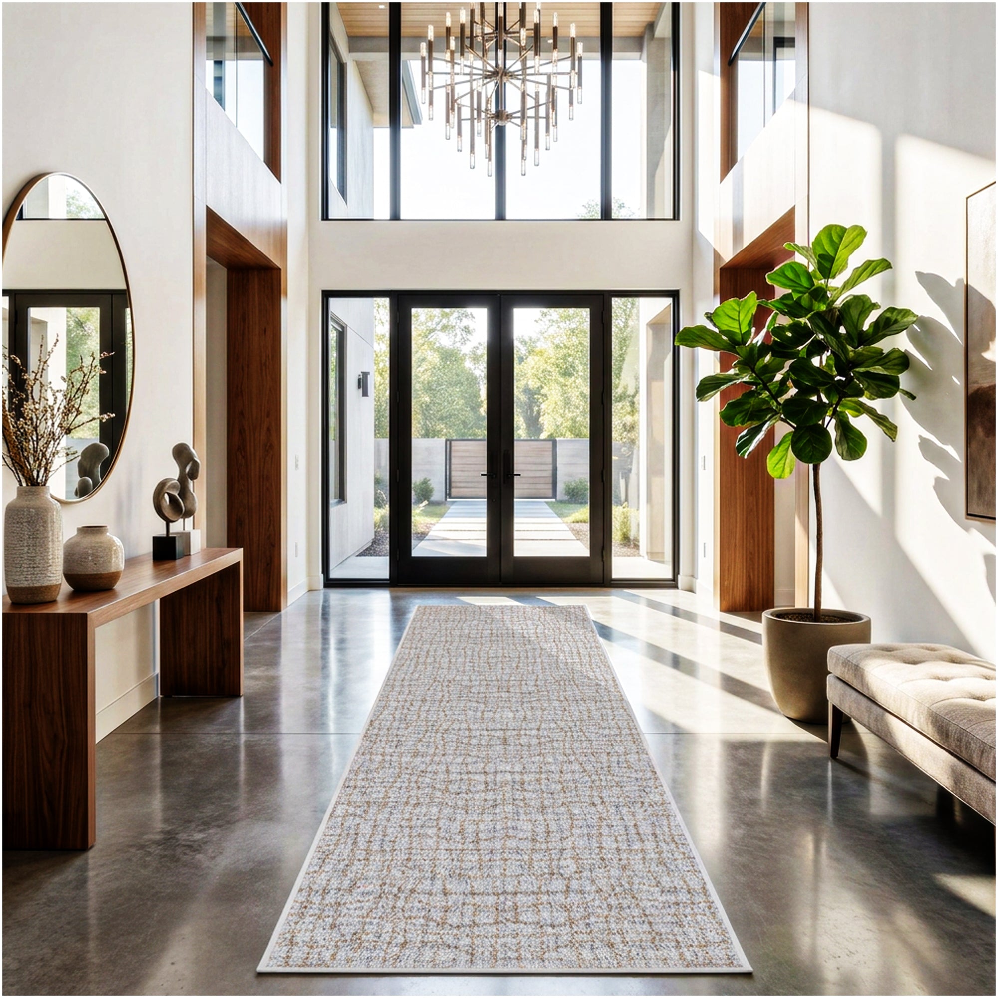 Milliken Modern Backdrop Pattern Indoor Area Rug – Custom Sizes