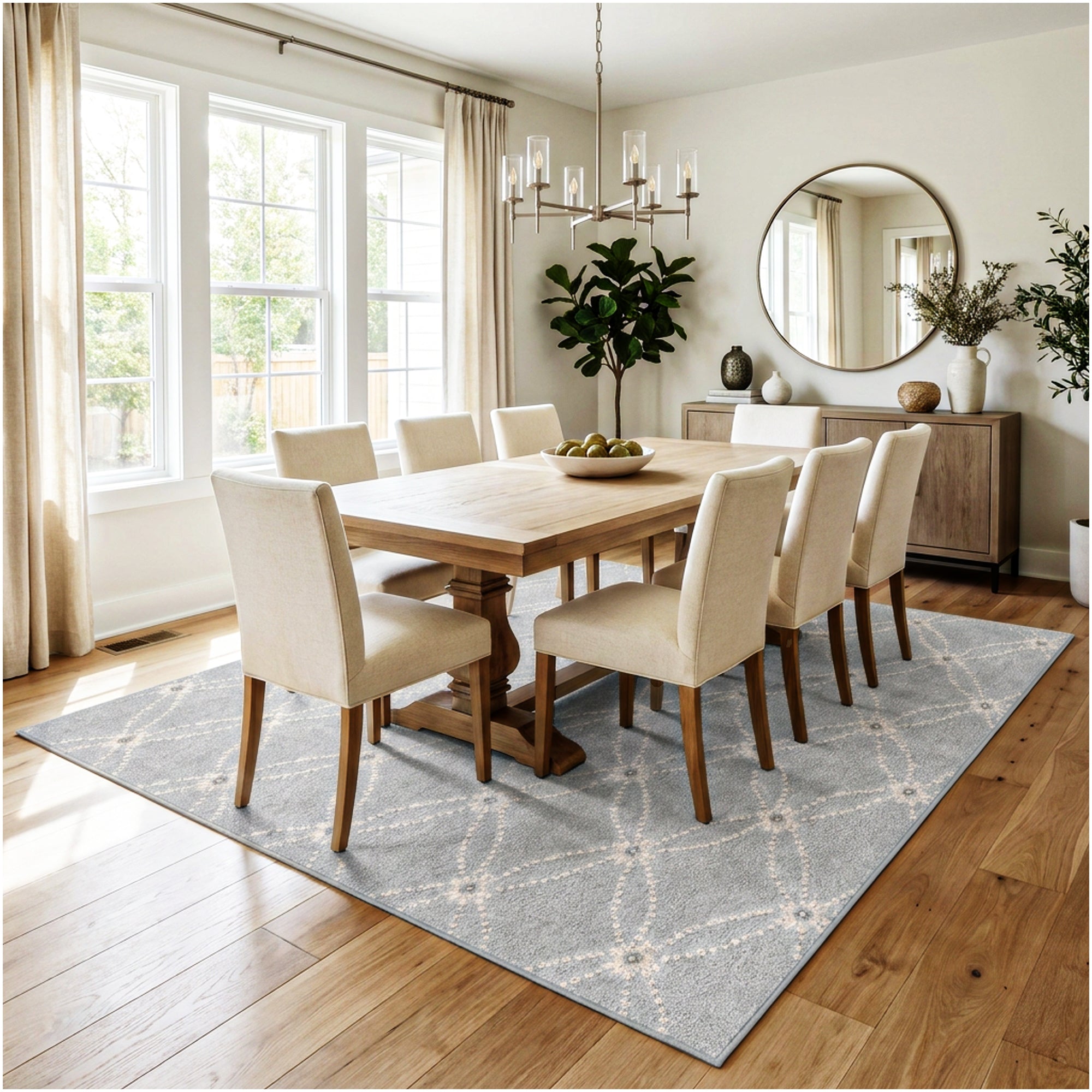Milliken Charthouse Pattern Indoor Area Rug – 40 oz Cut Pile, Custom Sizes & Colors
