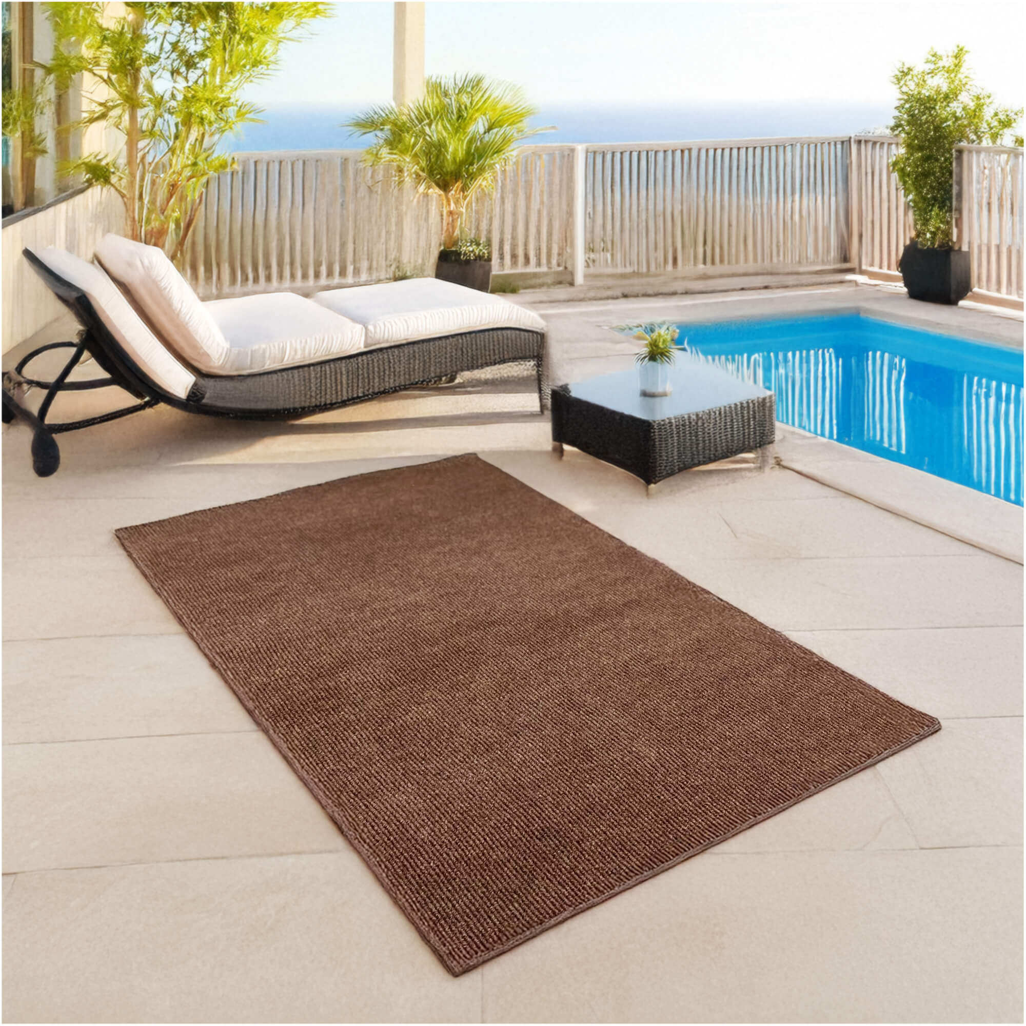 Dreamweaver Indoor/Outdoor Area Rug | Custom Size & Shape, 1/4" Thick