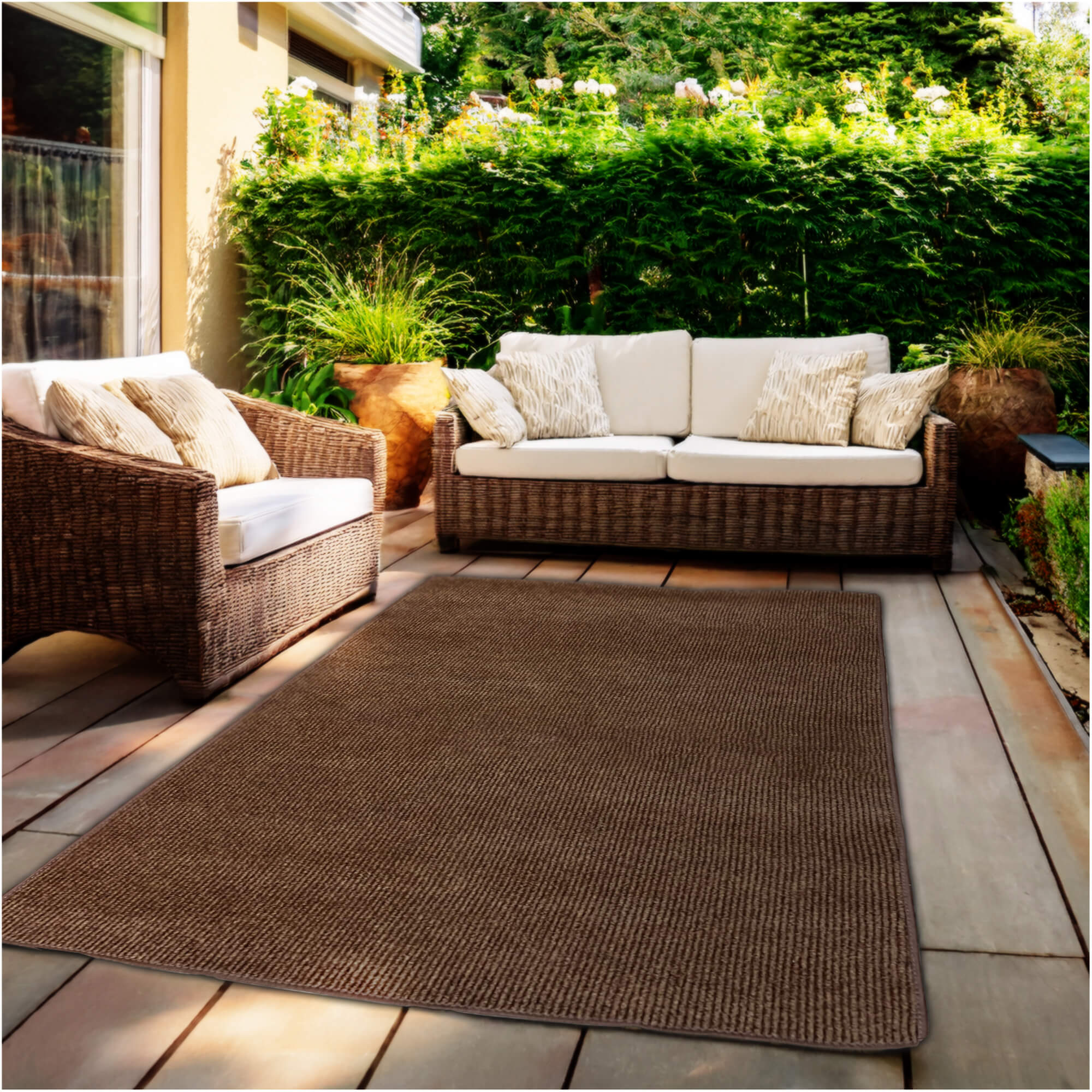 Summerstock Indoor/Outdoor Rug | Custom Size, Durable 1/4" Thick