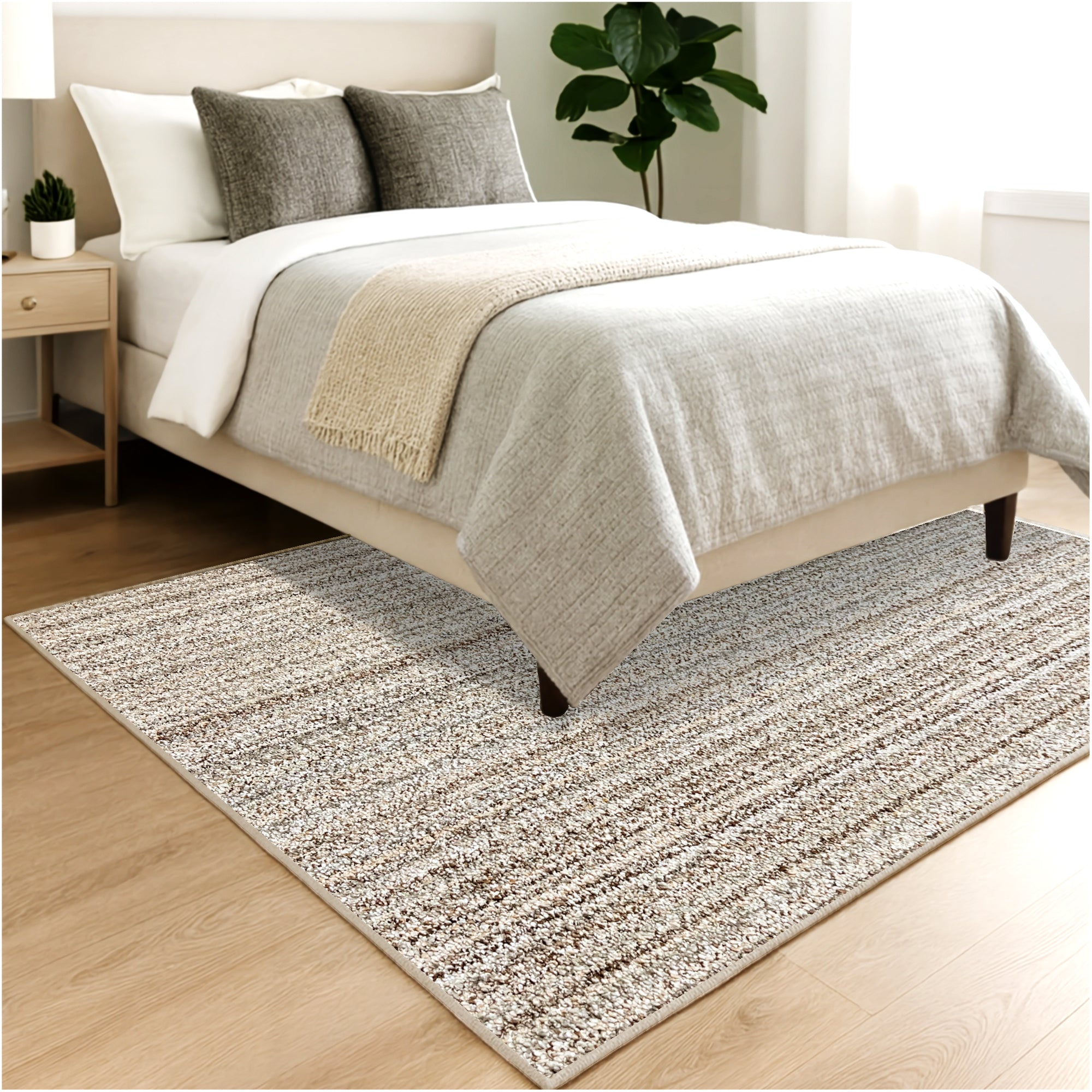 Boho Striped Area Rug - Sample