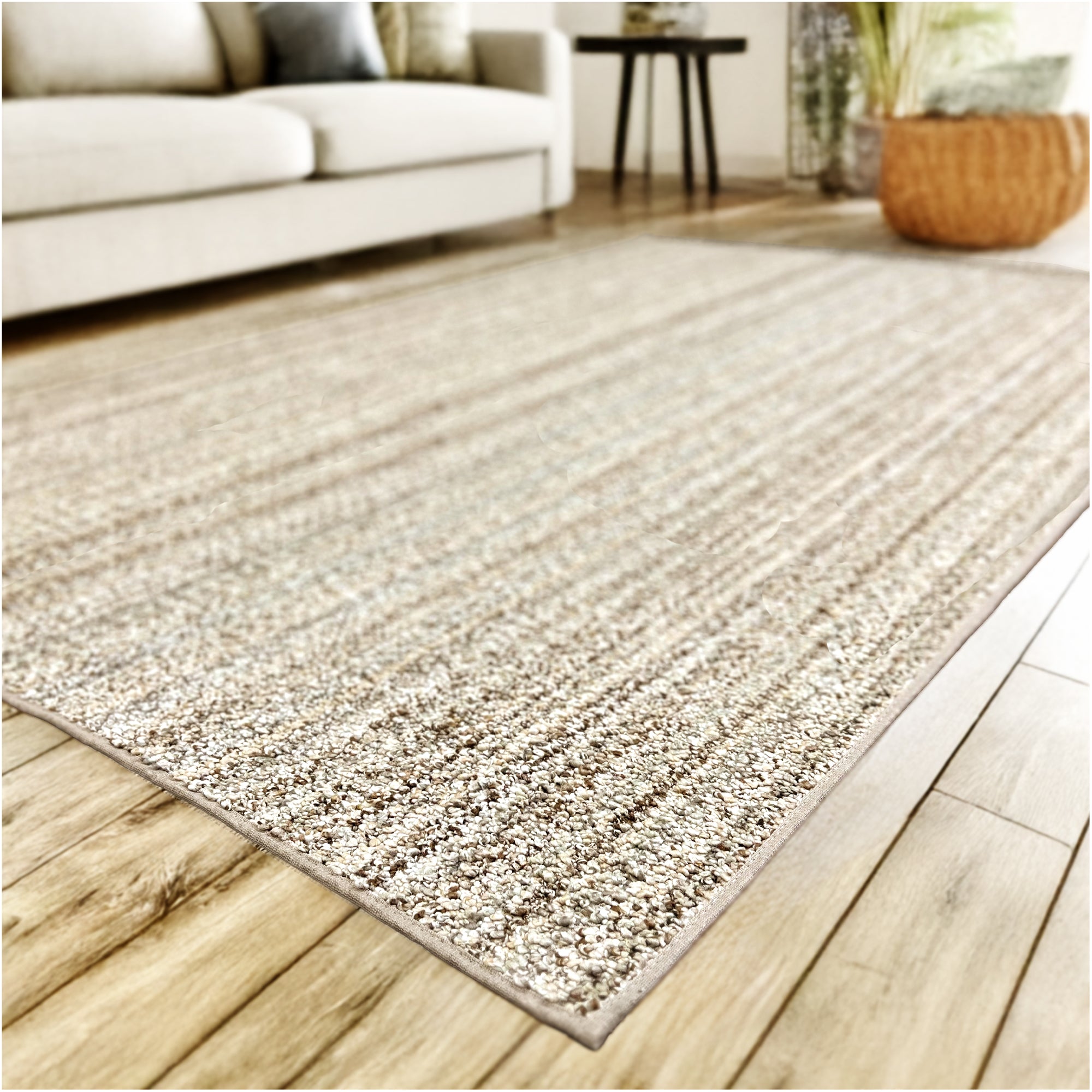 Boho Striped Area Rug - Sample