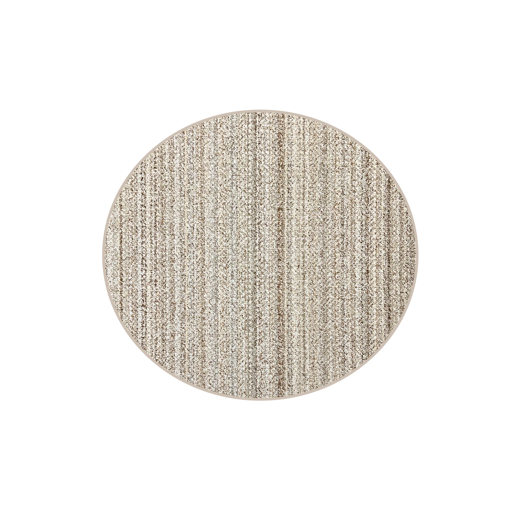 Boho Striped Beige Recycled Berber Loop Area Rug – Custom Size Indoor Carpet