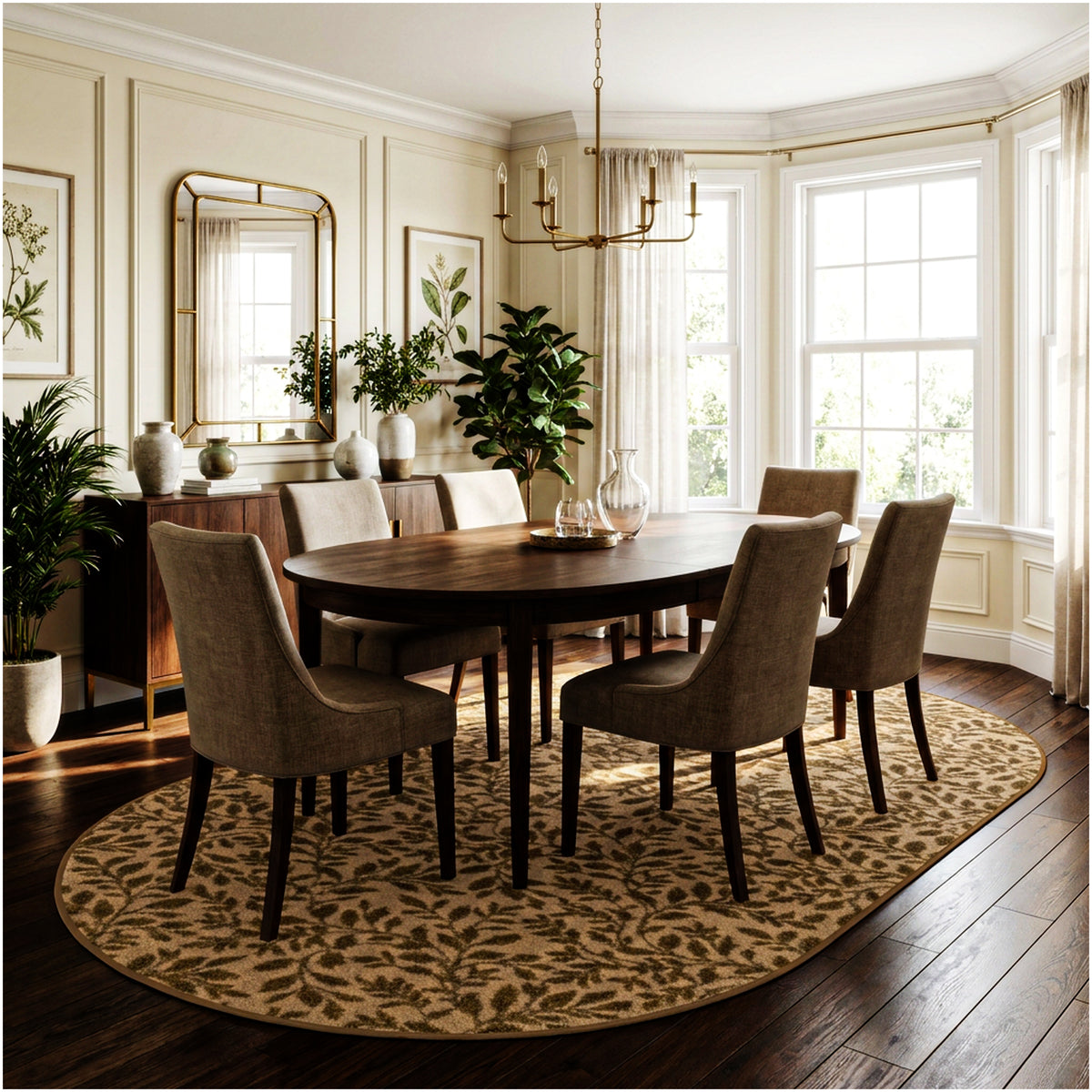 Milliken Hidden Trail Nature Pattern Indoor Area Rug – Custom Sizes