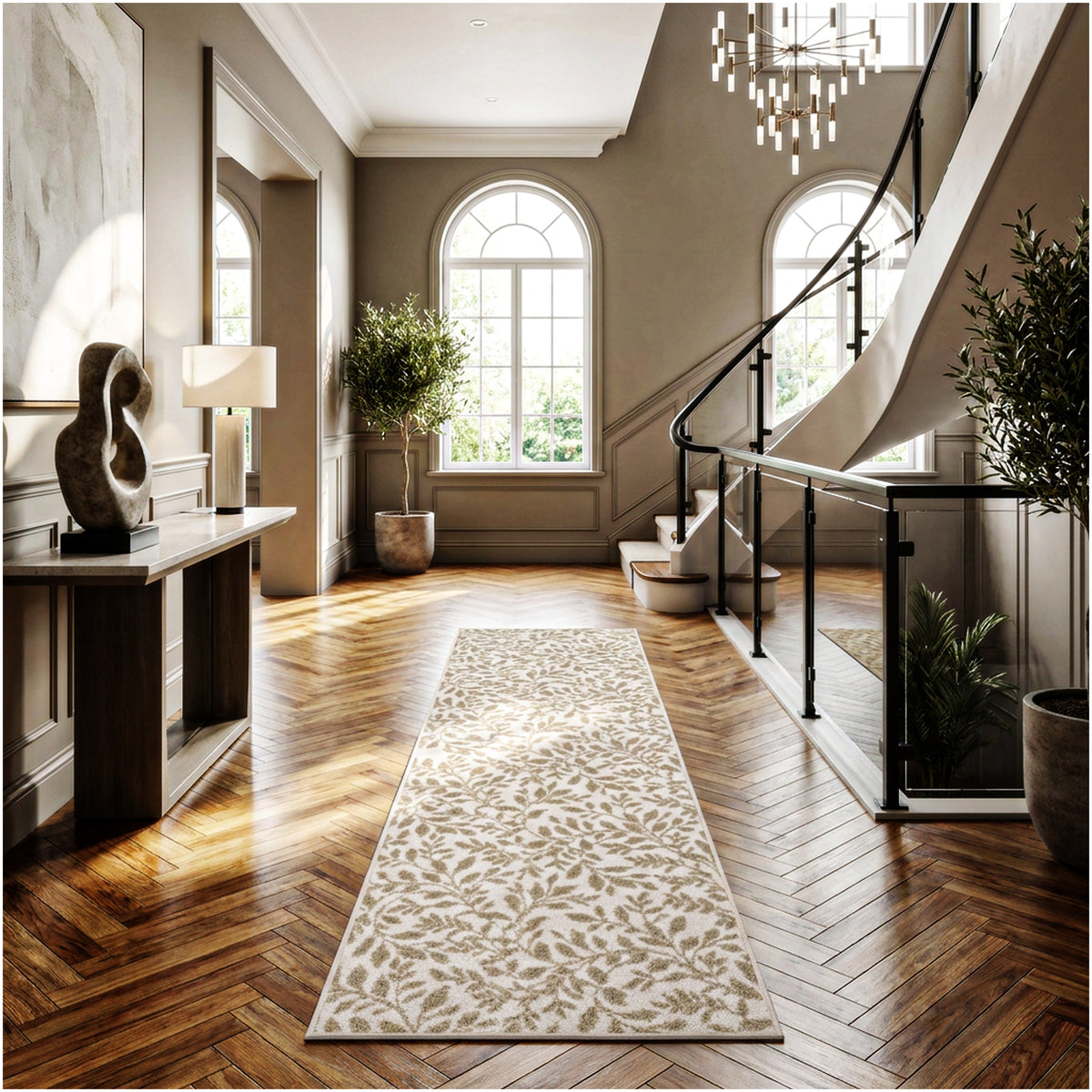 Milliken Hidden Trail Nature Pattern Indoor Area Rug – Custom Sizes