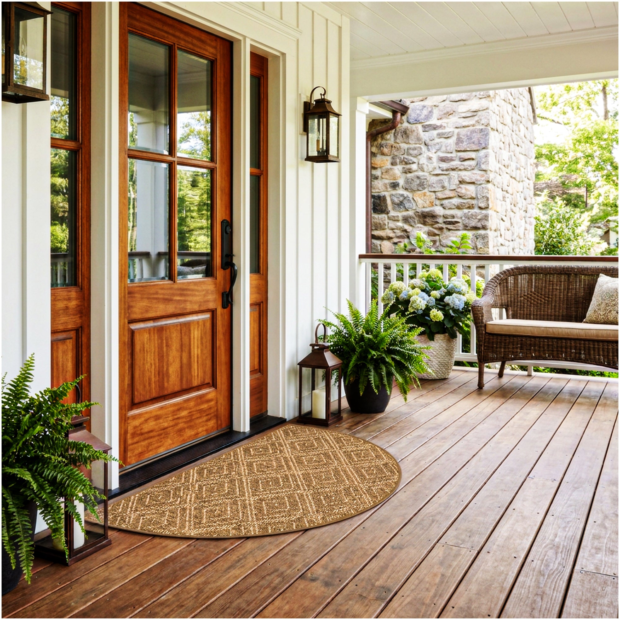 Curacao Custom Cut Indoor & Outdoor Area Rug – Custom Sizes