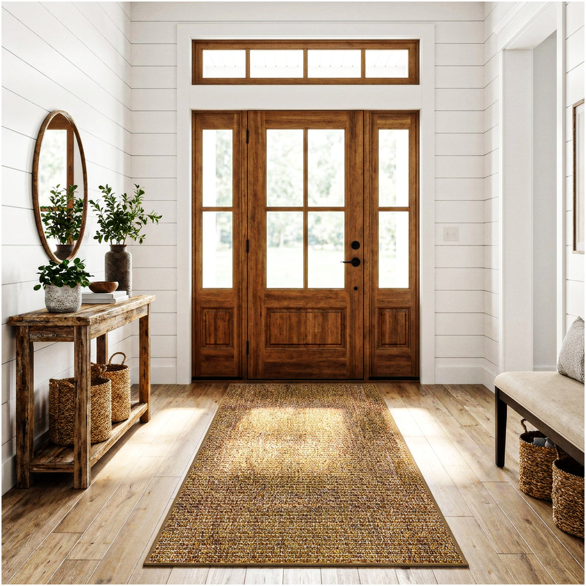 Dominica Indoor Outdoor Area Rug – Custom Size Patio Rug
