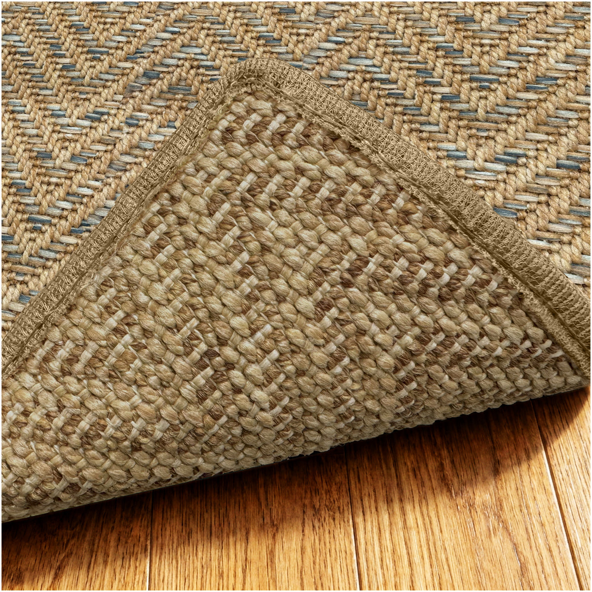 Tortola Chevron Indoor-Outdoor Area Rug | Custom Sizes Available