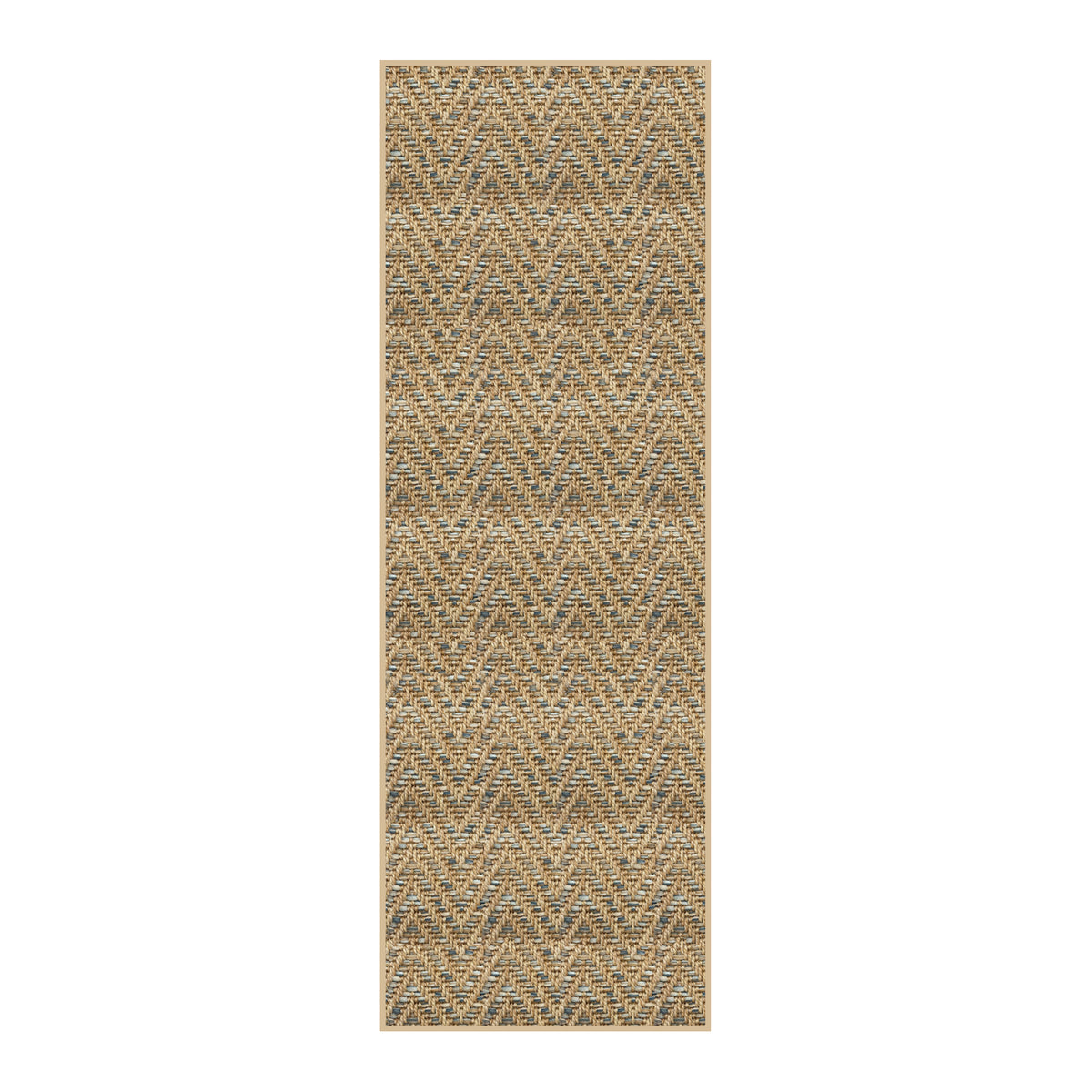 Tortola Chevron Indoor-Outdoor Area Rug | Custom Sizes Available