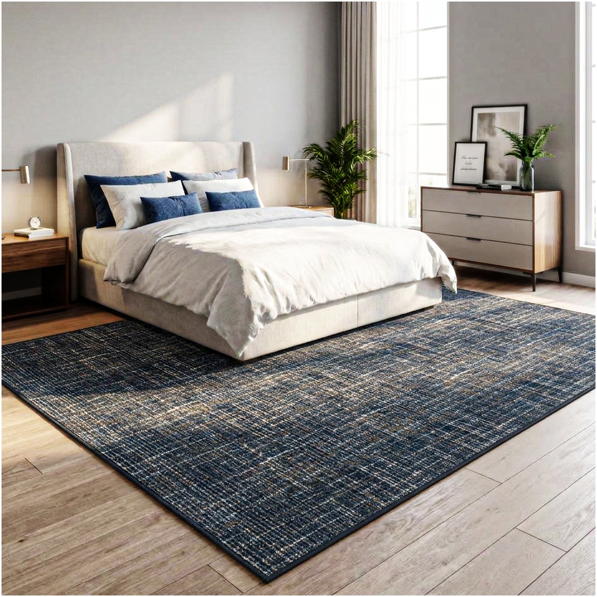 Milliken Stitches Indoor Area Rug – Standard Sizes & Color Options