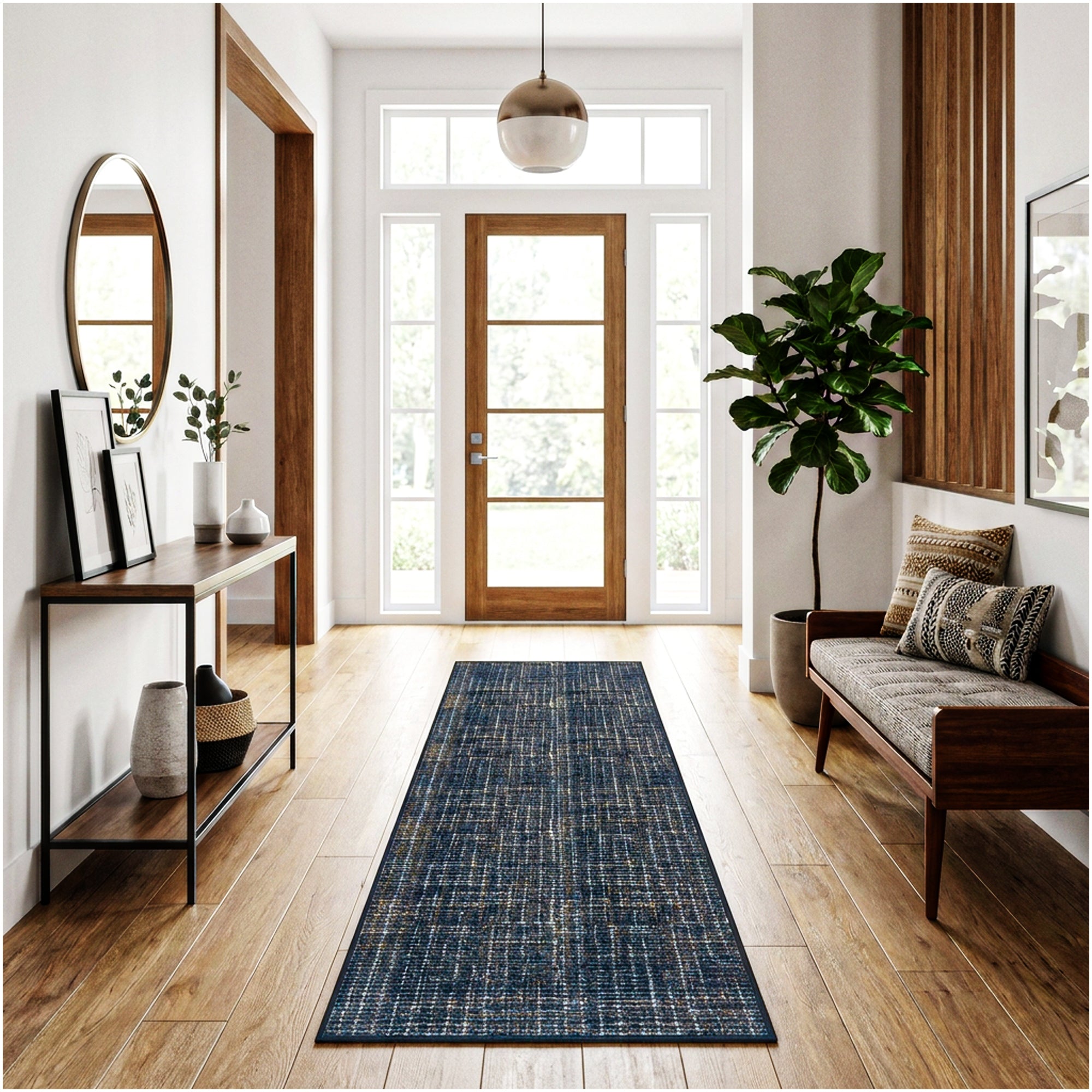 Milliken Stitches Indoor Area Rug – Standard Sizes & Color Options