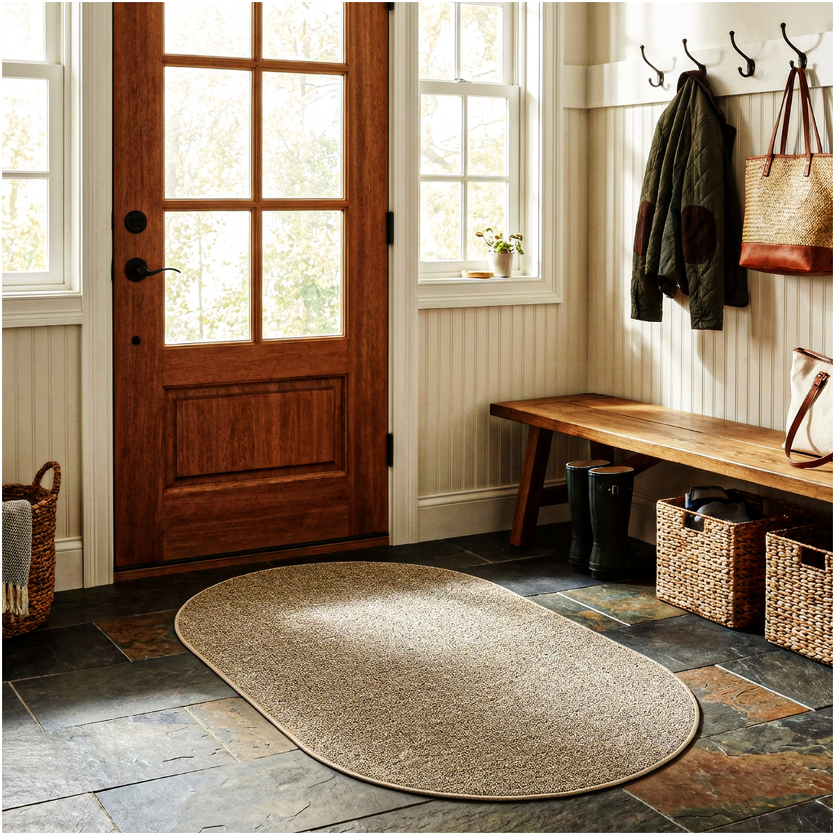Outside Agenda Indoor Outdoor Rug | Durable Level Loop Rug in Custom Sizes