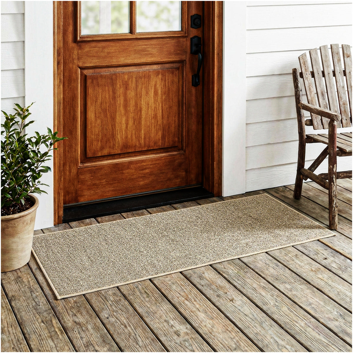 Outside Agenda Indoor Outdoor Rug | Durable Level Loop Rug in Custom Sizes