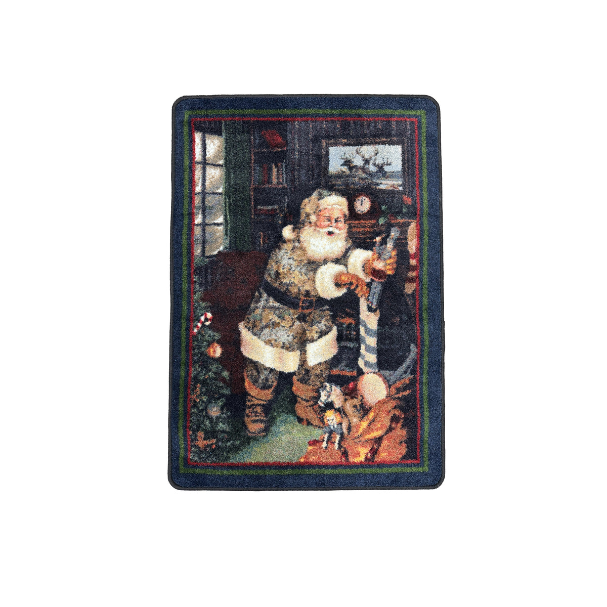 Realtree Camo Santa Christmas Area Rug – 2'8" x 3'10"