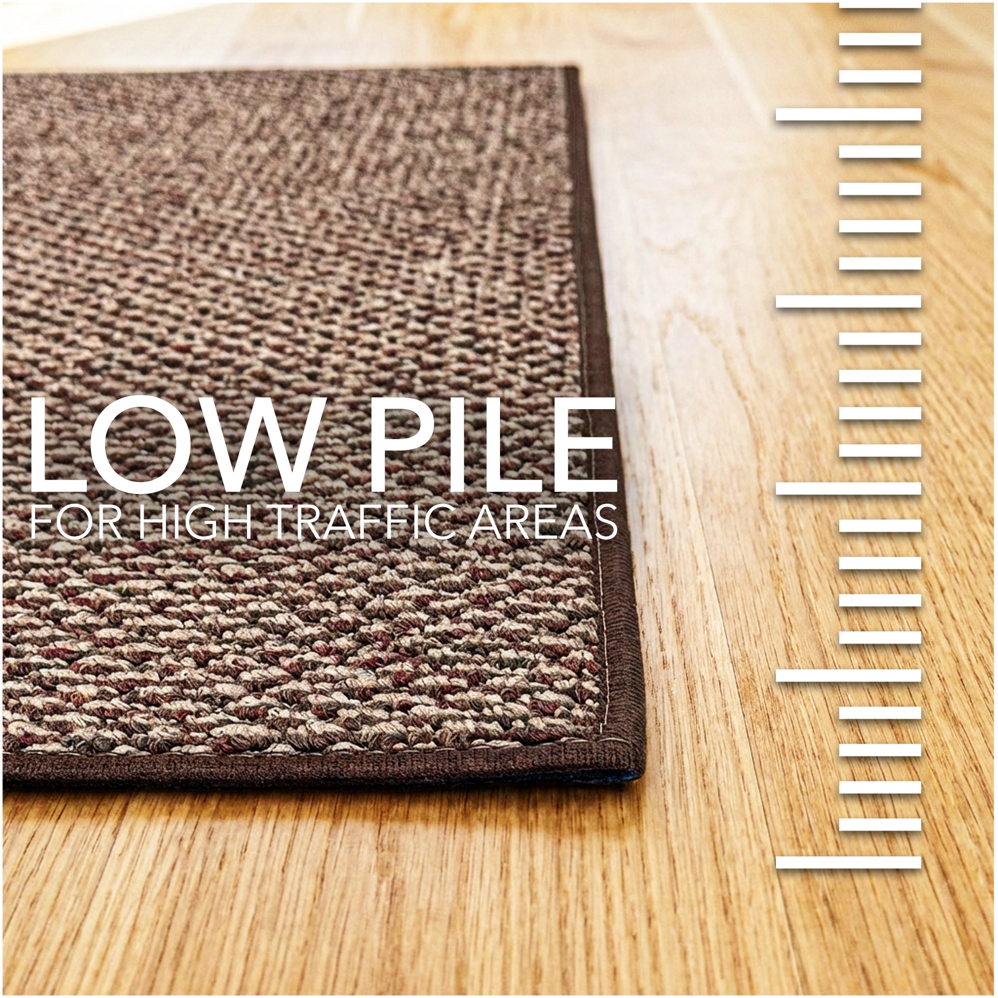 Berber Indoor-Outdoor Area Rug & Runner – Neutral Tones, Custom Sizes