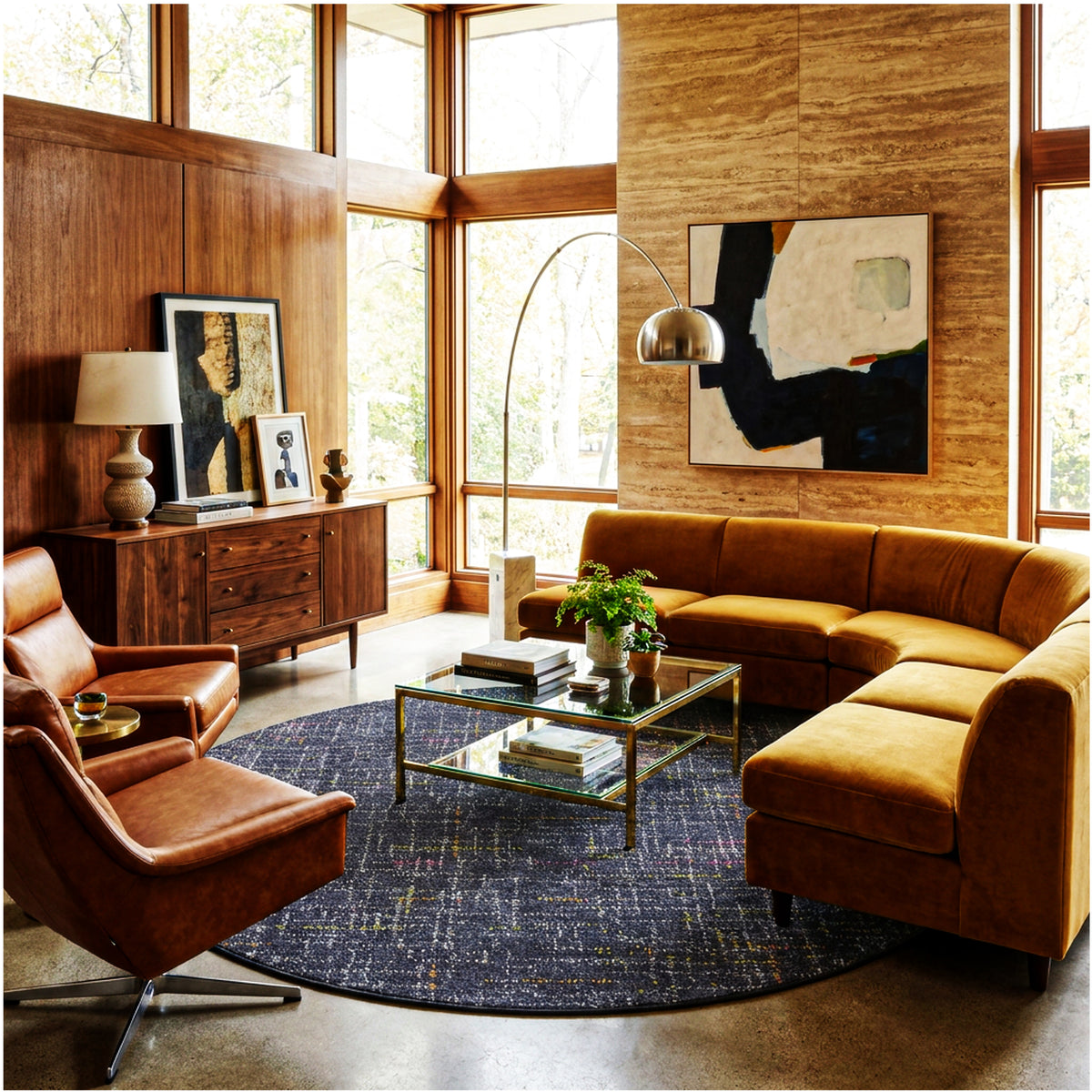 Jubilee Pattern Luxury Area Rug – Festival Collection by Kane Carpet