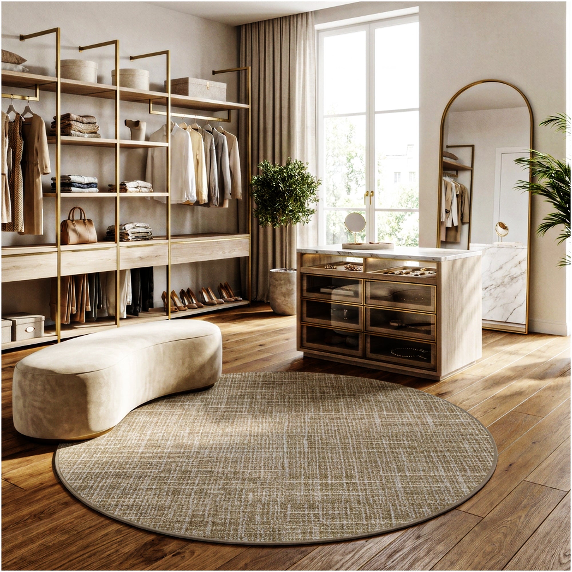 Milliken Stitches Indoor Area Rug – Standard Sizes & Color Options