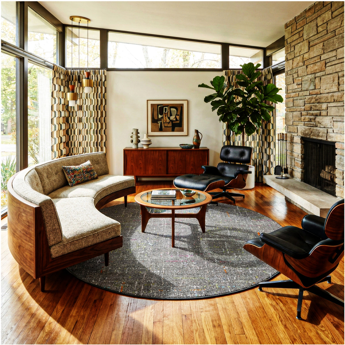 Jubilee Pattern Luxury Area Rug – Festival Collection by Kane Carpet