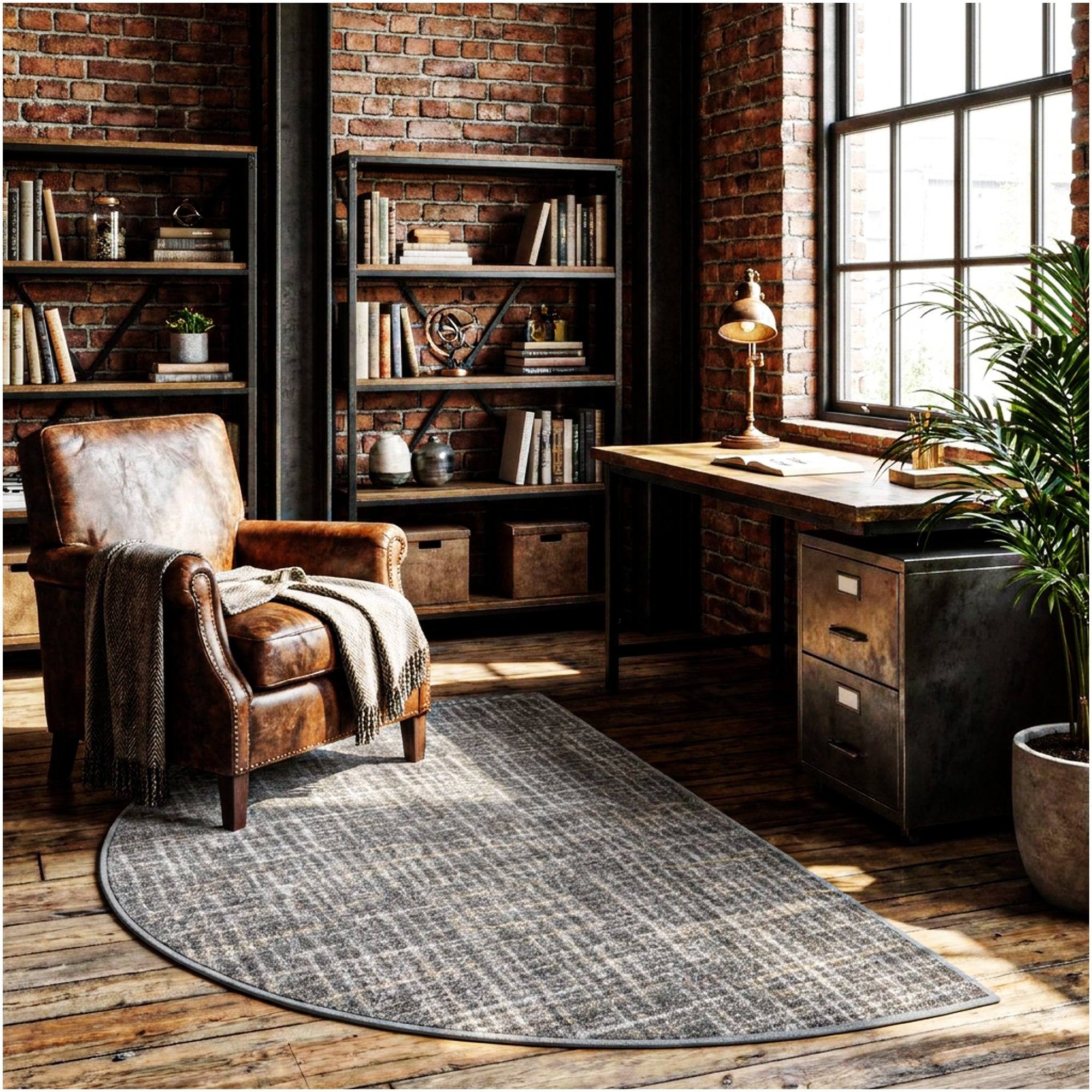 Milliken Stitches Indoor Area Rug – Standard Sizes & Color Options