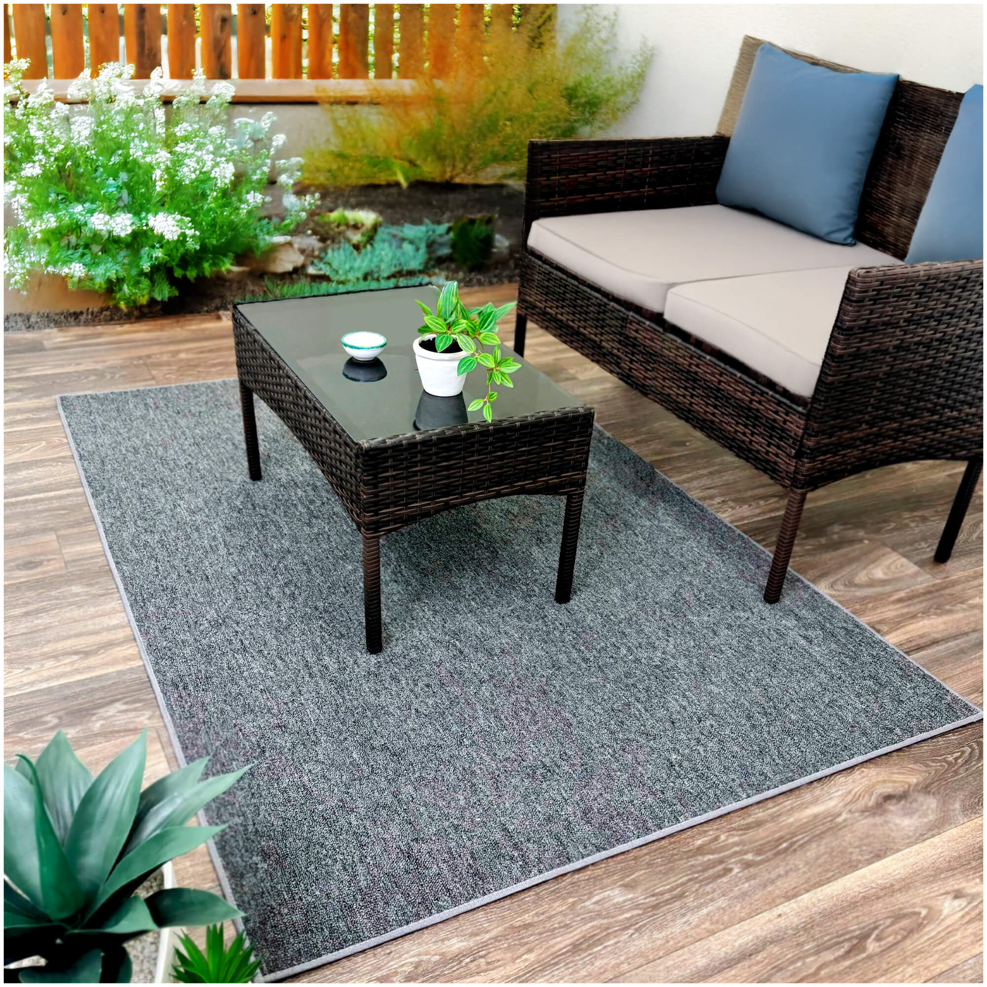 Trailblazer Indoor Area Rug – Standard Sizes, 8 Colors