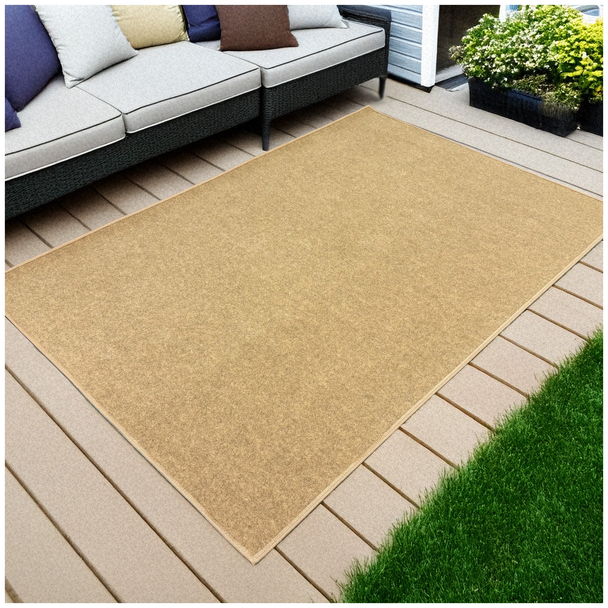Economical Indoor/Outdoor Carpet Rug (10 Colors)