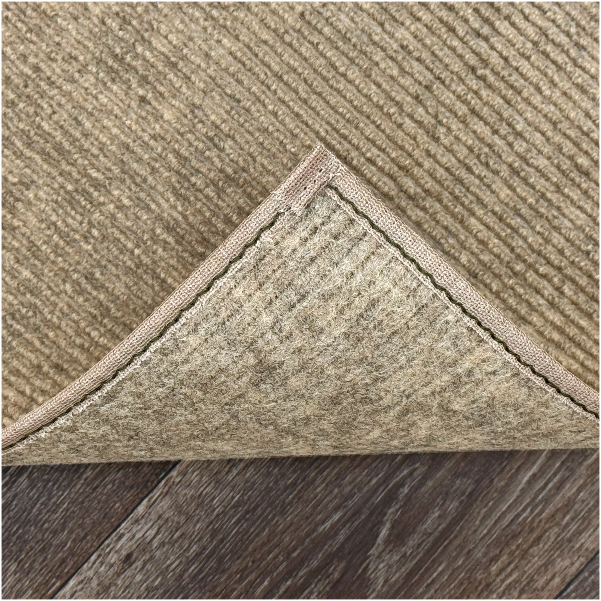Wassaw Ribbed Indoor/Outdoor Area Rug – Lightweight PET Fiber, 6 Colors