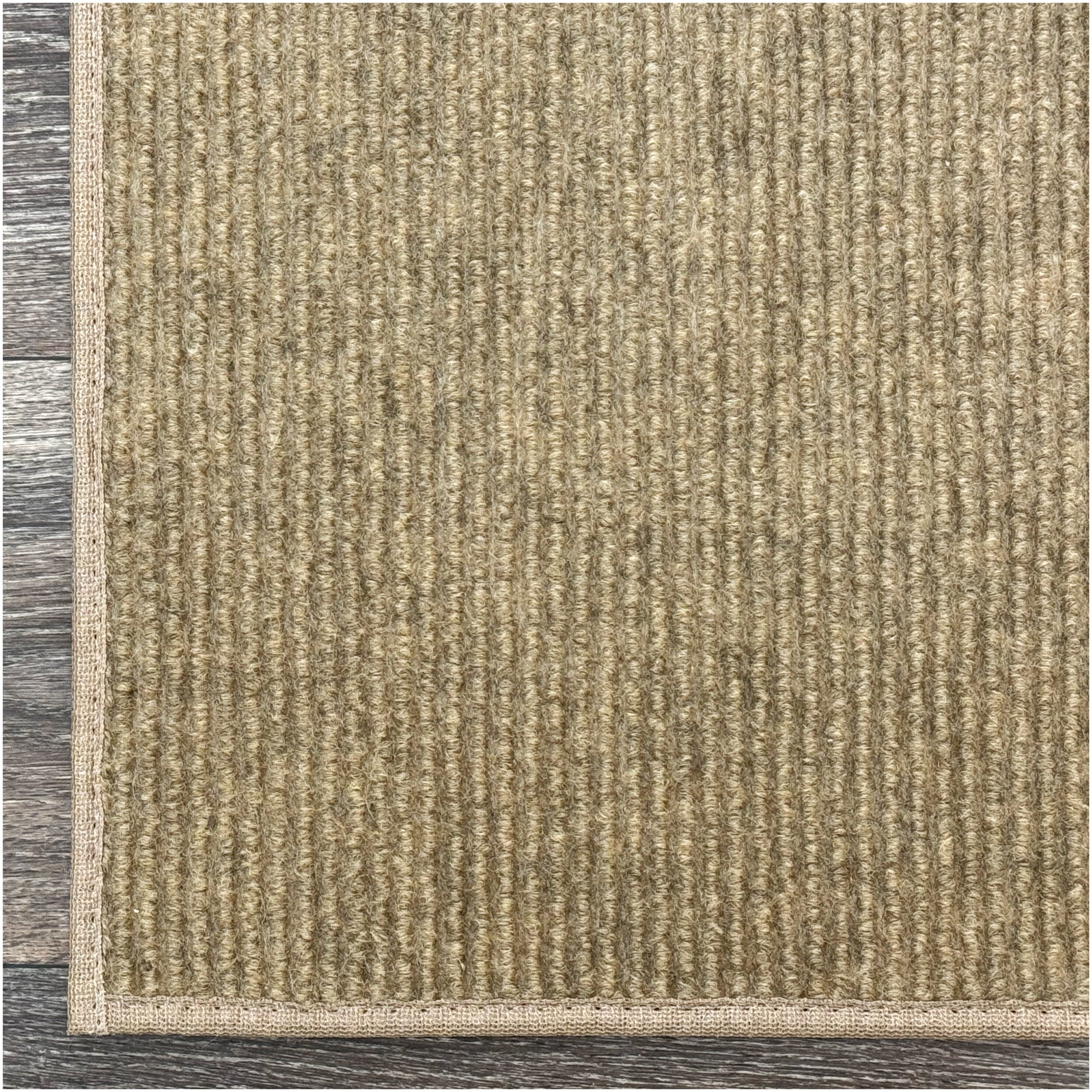 Wassaw Ribbed Indoor/Outdoor Area Rug – Lightweight PET Fiber, 6 Colors