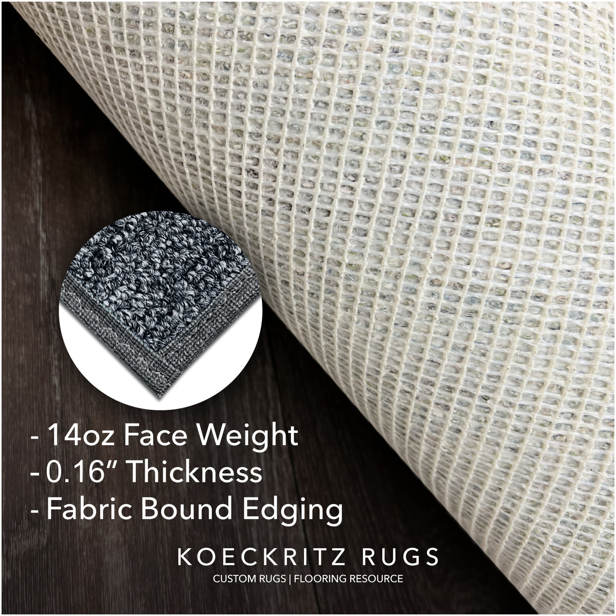 Outside Agenda Indoor Outdoor Rug | Durable Level Loop Rug in Custom Sizes