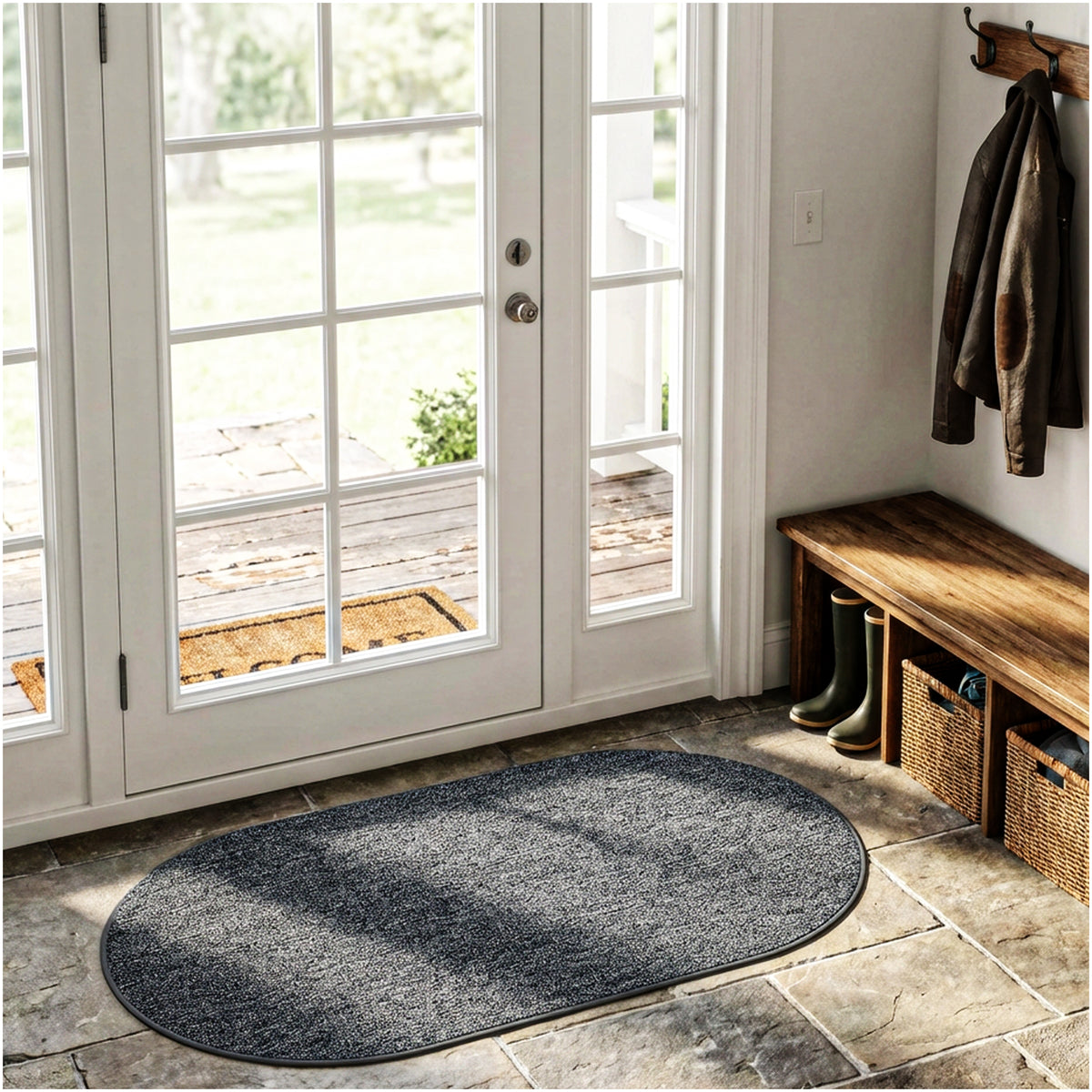Outside Agenda Indoor Outdoor Rug | Durable Level Loop Rug in Custom Sizes
