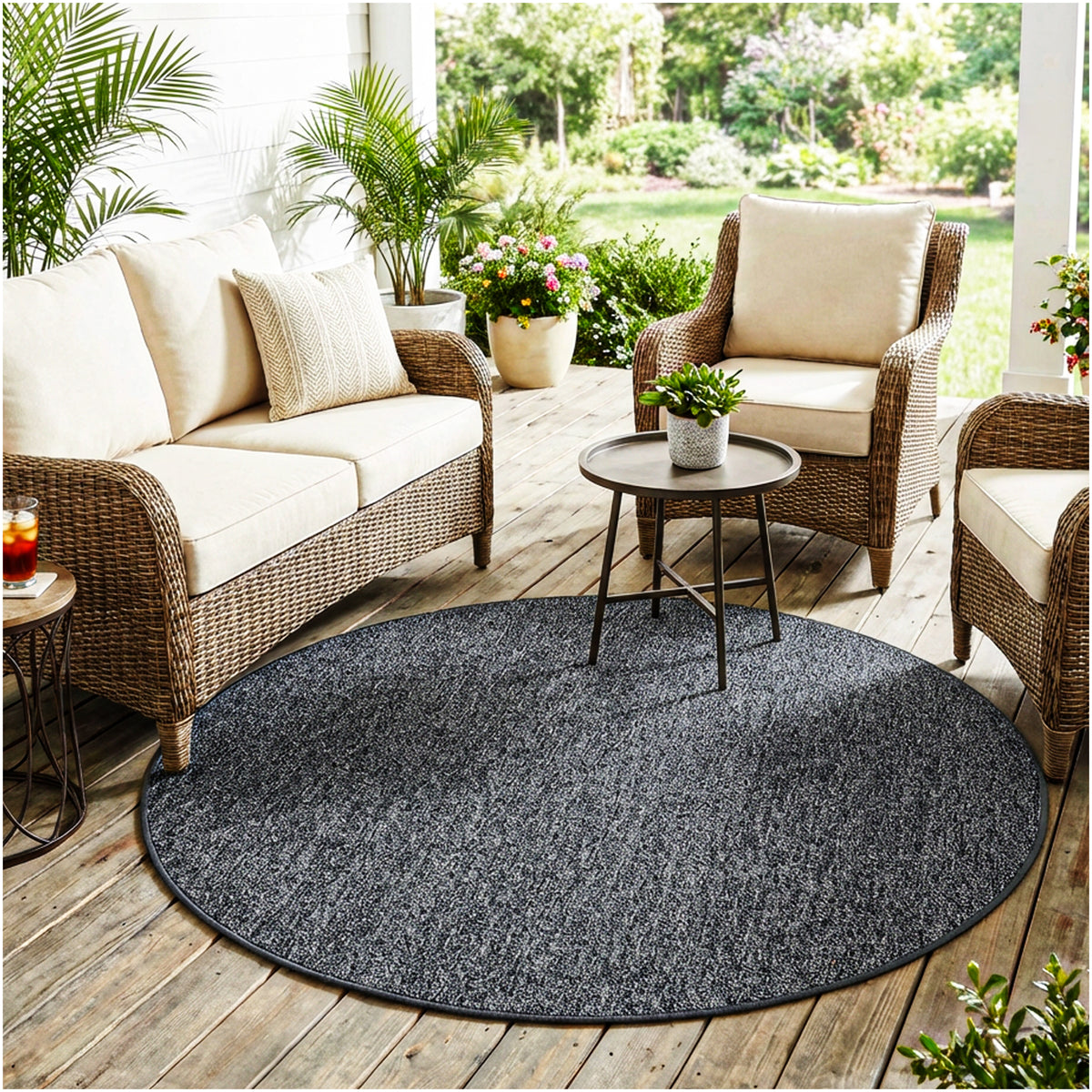 Outside Agenda Indoor Outdoor Rug | Durable Level Loop Rug in Custom Sizes