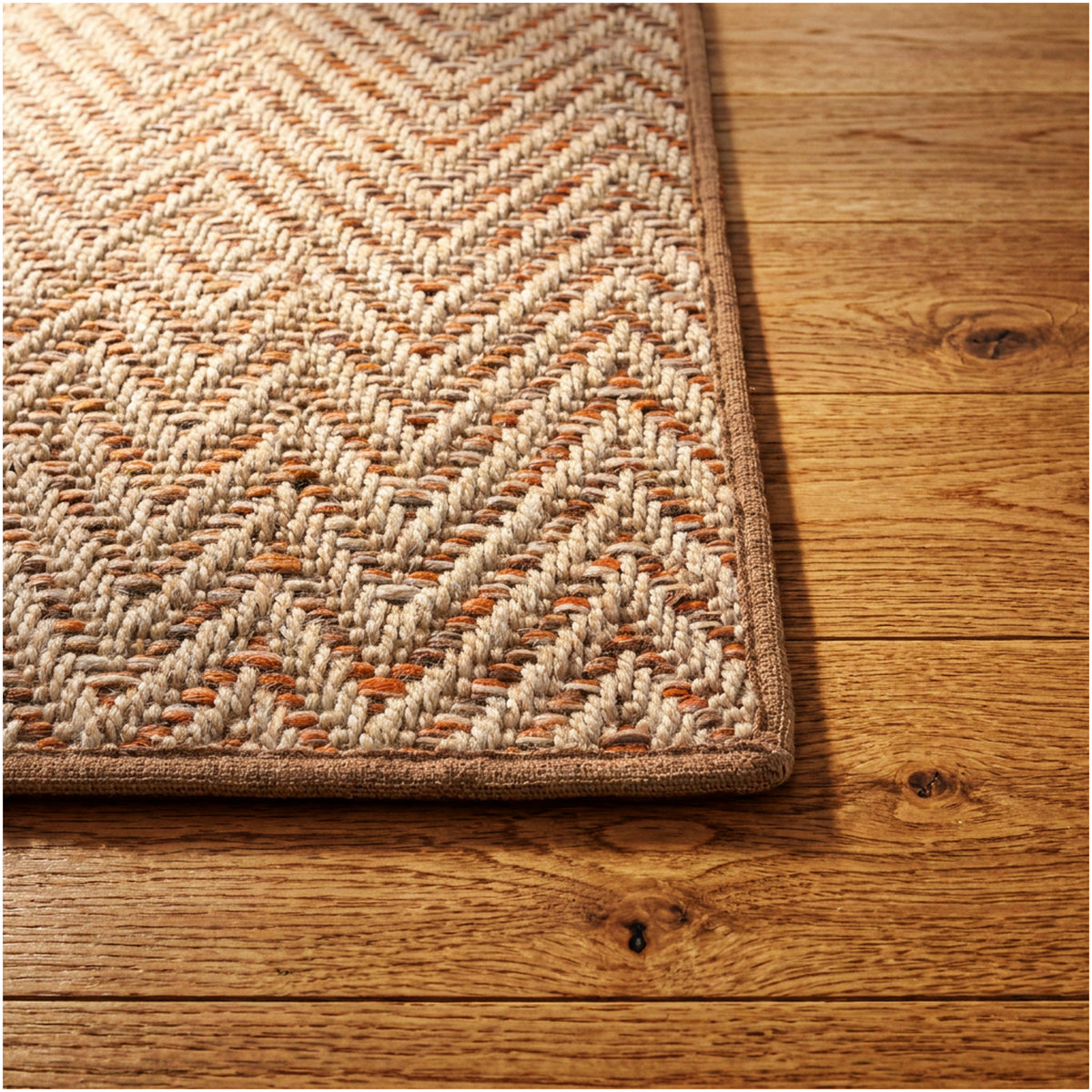 Tortola Chevron Indoor-Outdoor Area Rug | Custom Sizes Available