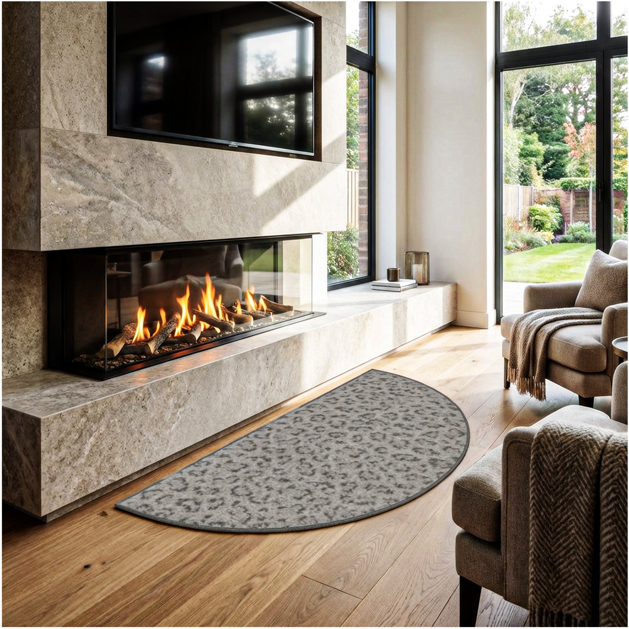 Milliken Exotic Touch Leopard Indoor Area Rug – 40 oz Cut Pile, Custom Sizes & Colors