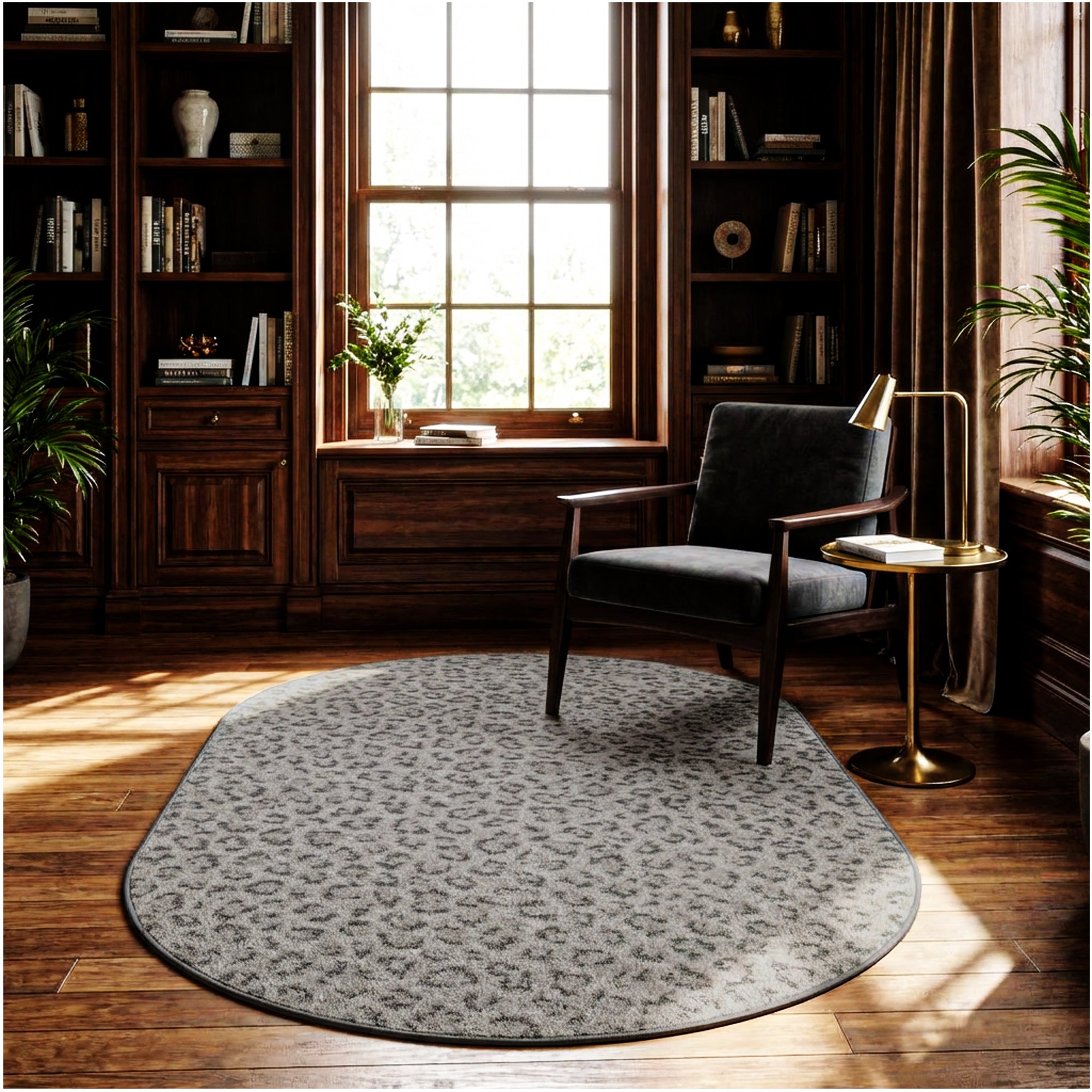 Milliken Exotic Touch Leopard Indoor Area Rug – 40 oz Cut Pile, Custom Sizes & Colors