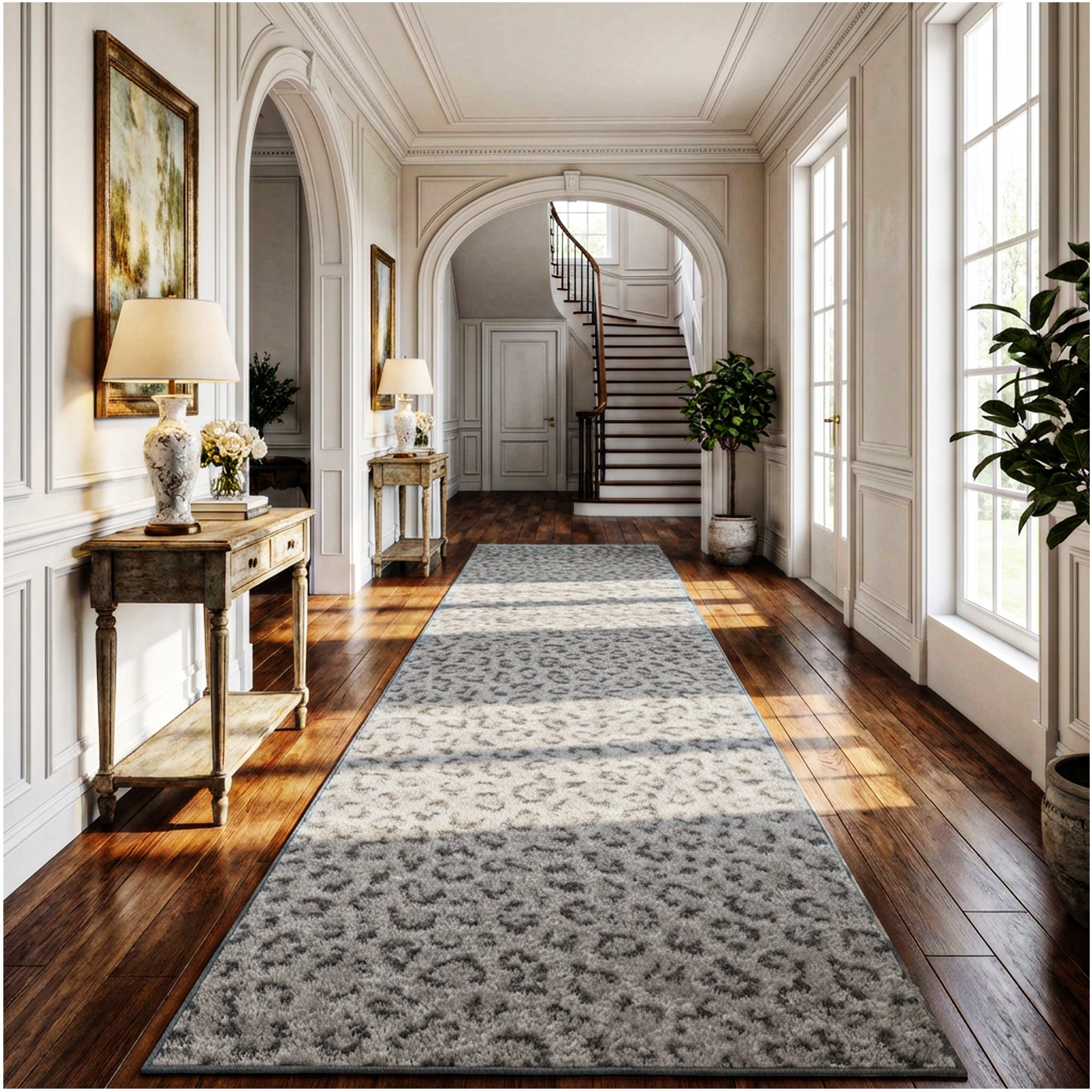 Milliken Exotic Touch Leopard Indoor Area Rug – 40 oz Cut Pile, Custom Sizes & Colors